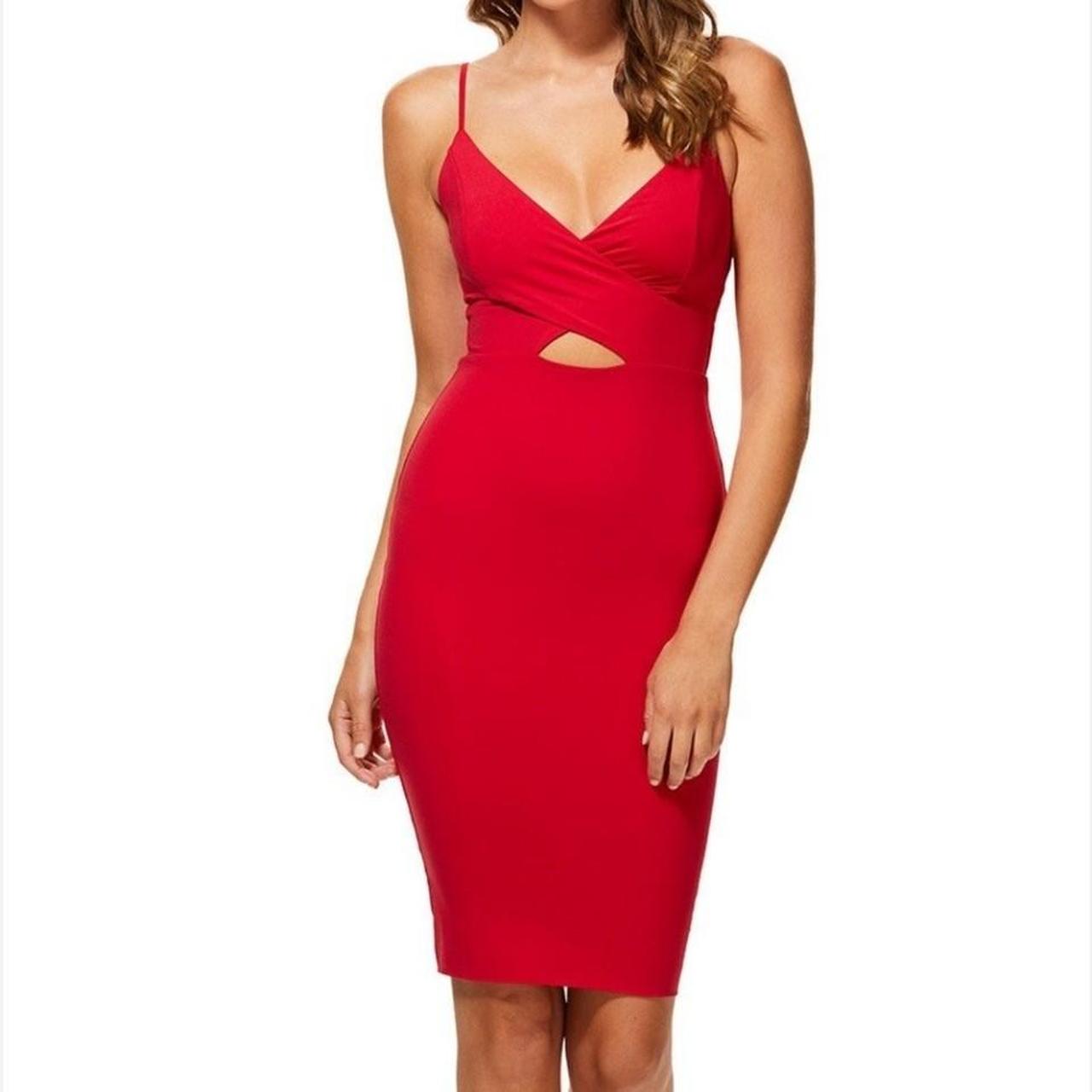 Kookai Rosetta Alia Midi Dress stretch