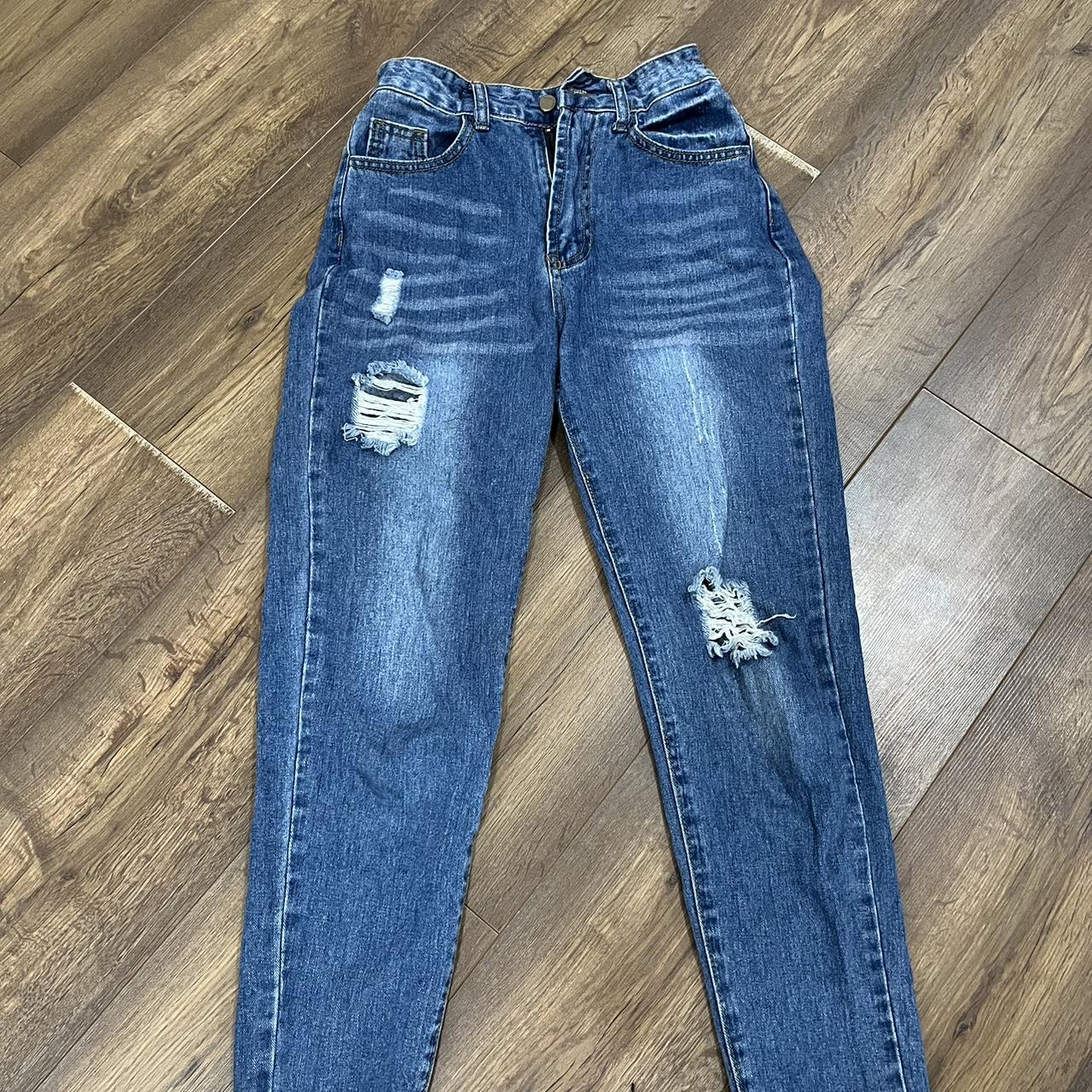 shein baggy jeans xs worn couple of times but no faults - Depop