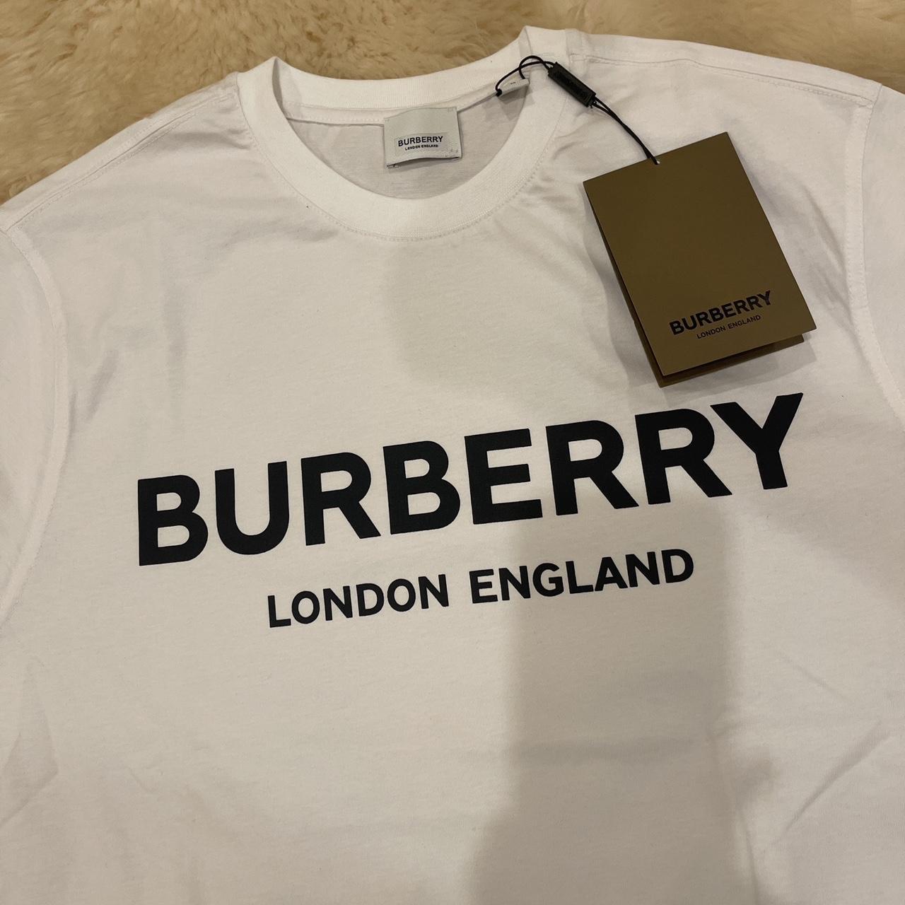 Burberry T-shirt white 🔥 BRAND NEW WITH... - Depop