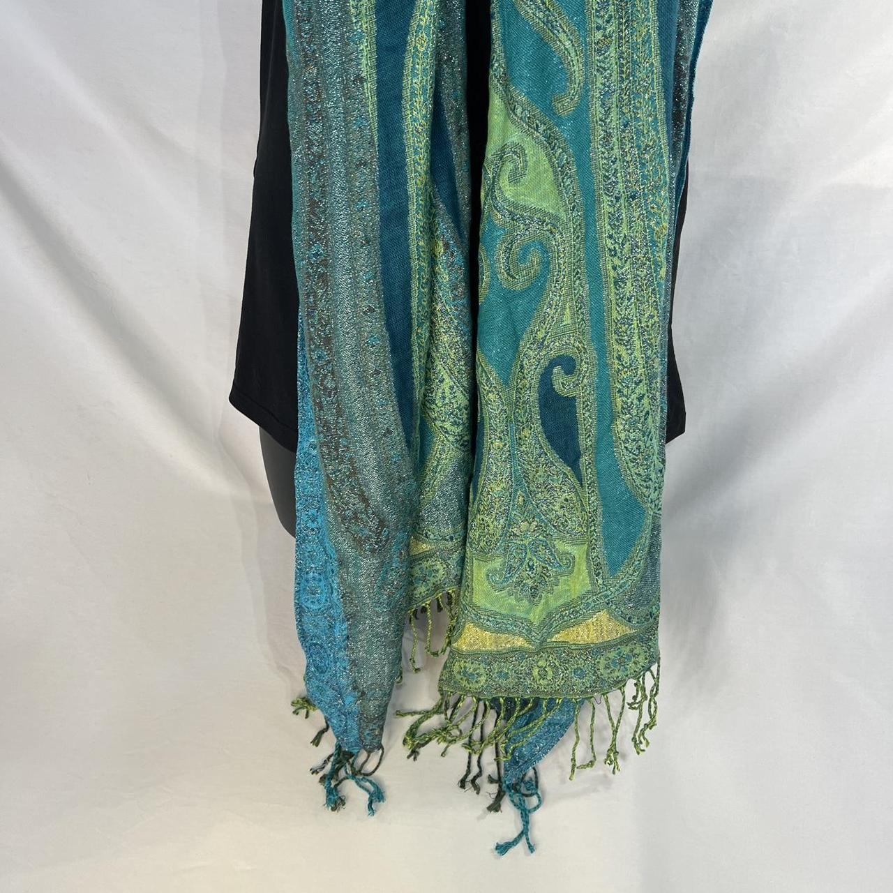 Croft & Barrow Women's Blue and Green Scarf-wraps (3)