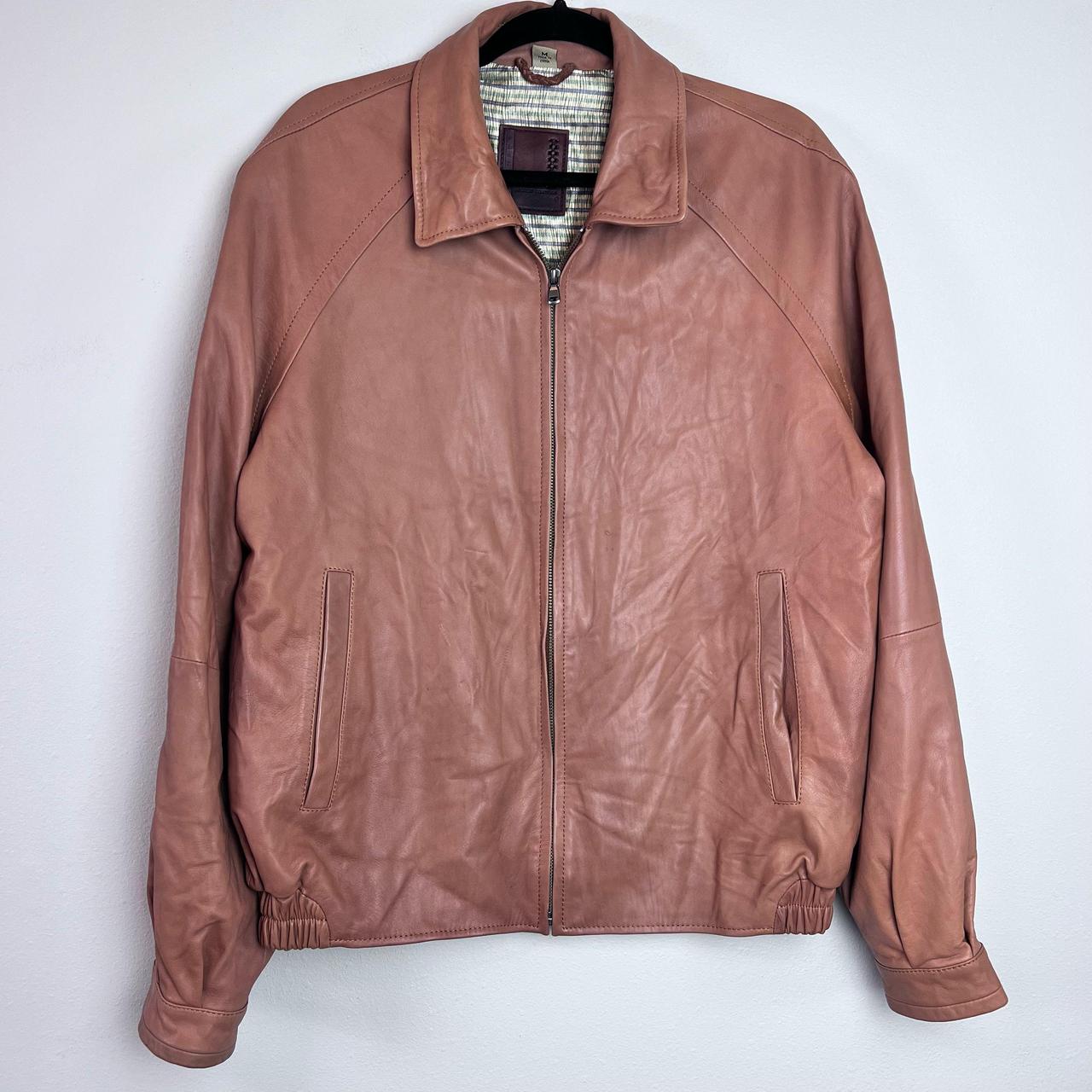 Robert Comstock Vertical leather jacket , Size Medium...