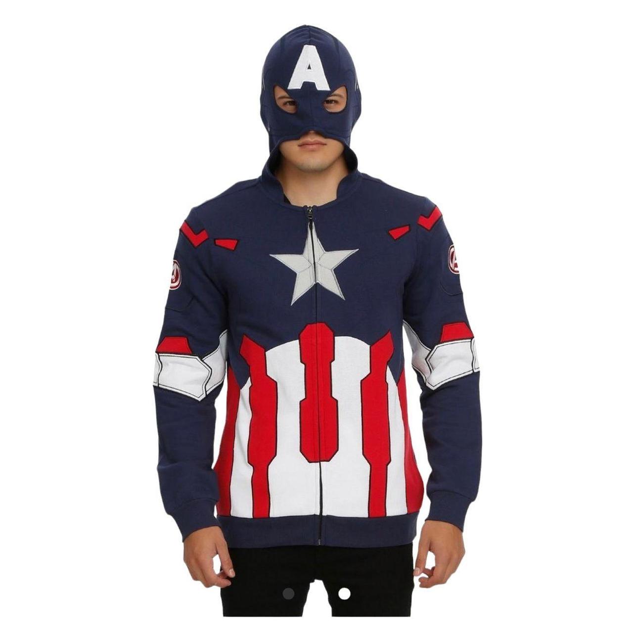 Mens captain 2025 america hoodie