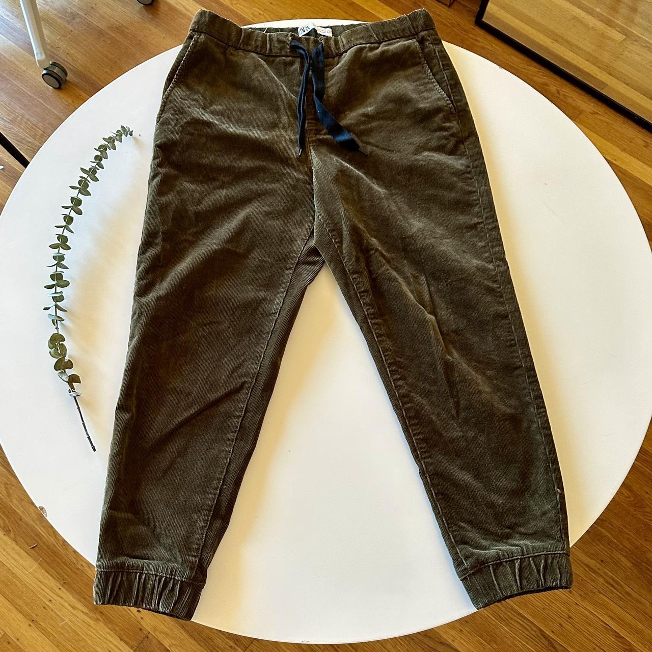 Zara discount needlecord joggers