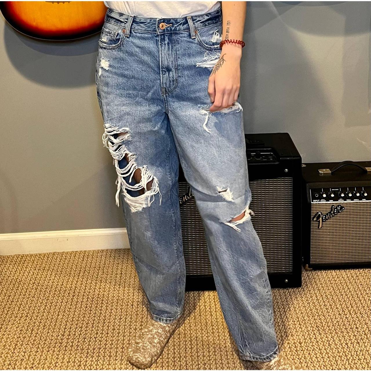 relaxed mom jean american eagle