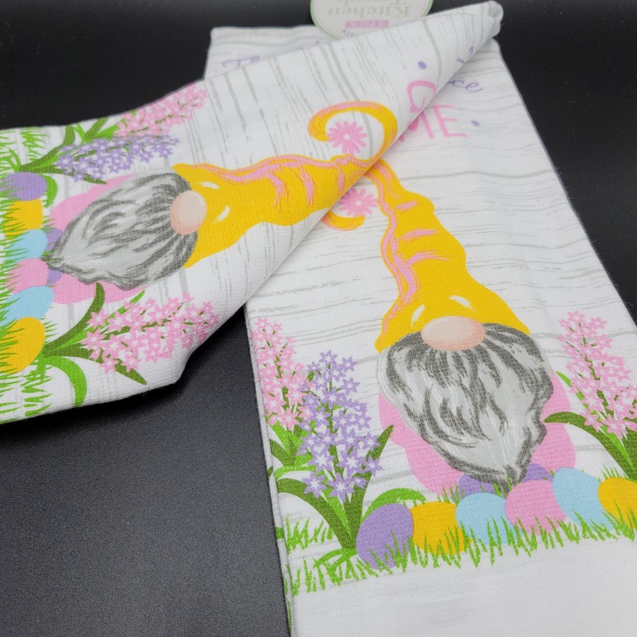 Yellow and Gray Hand Towel, Decorative Towels, Kitchen Hand Towels