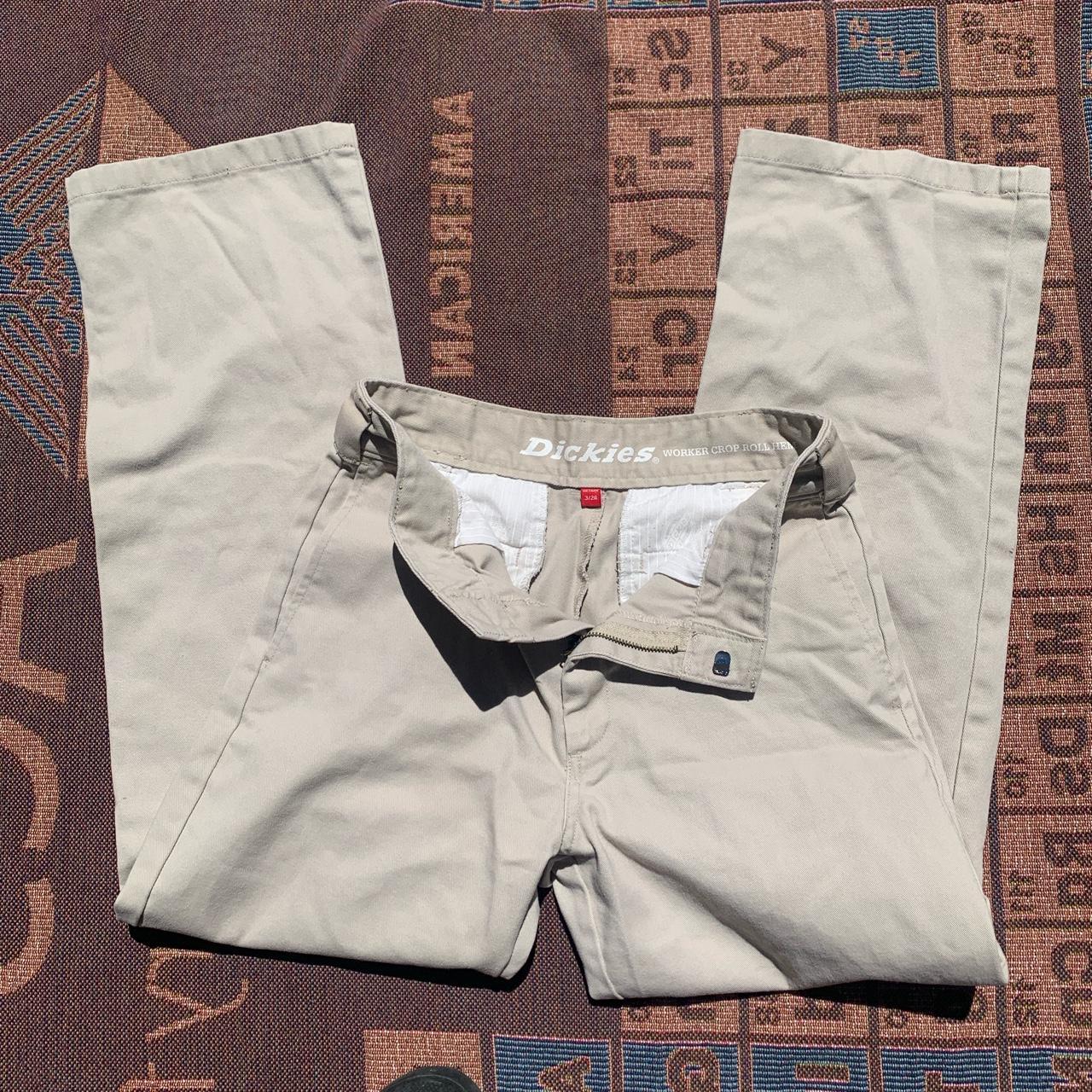 Dickies Worker Crop Roll Hem Barely Worn Nice Depop