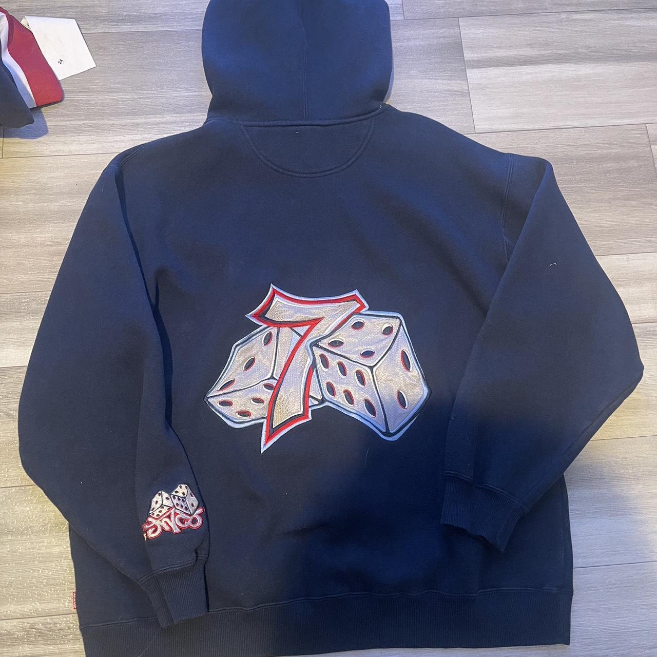 JNCO jeans lucky 7 dice 🎲 hoodie NO TRADES Vintage... - Depop