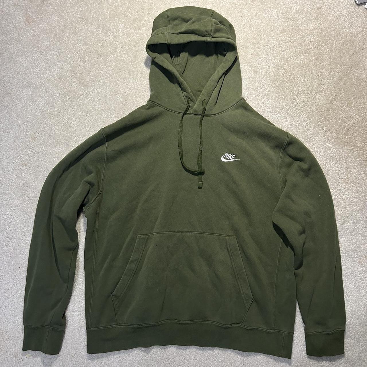 Hunter green nike fashion sweatshirt