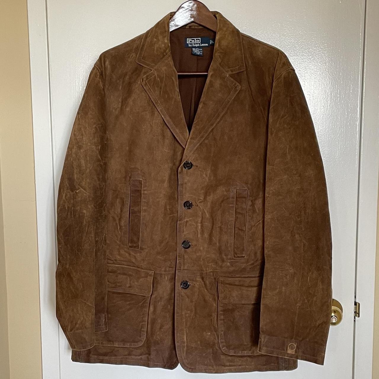 POLO RALPH LAUREN MENS ROUGHOUT LEATHER