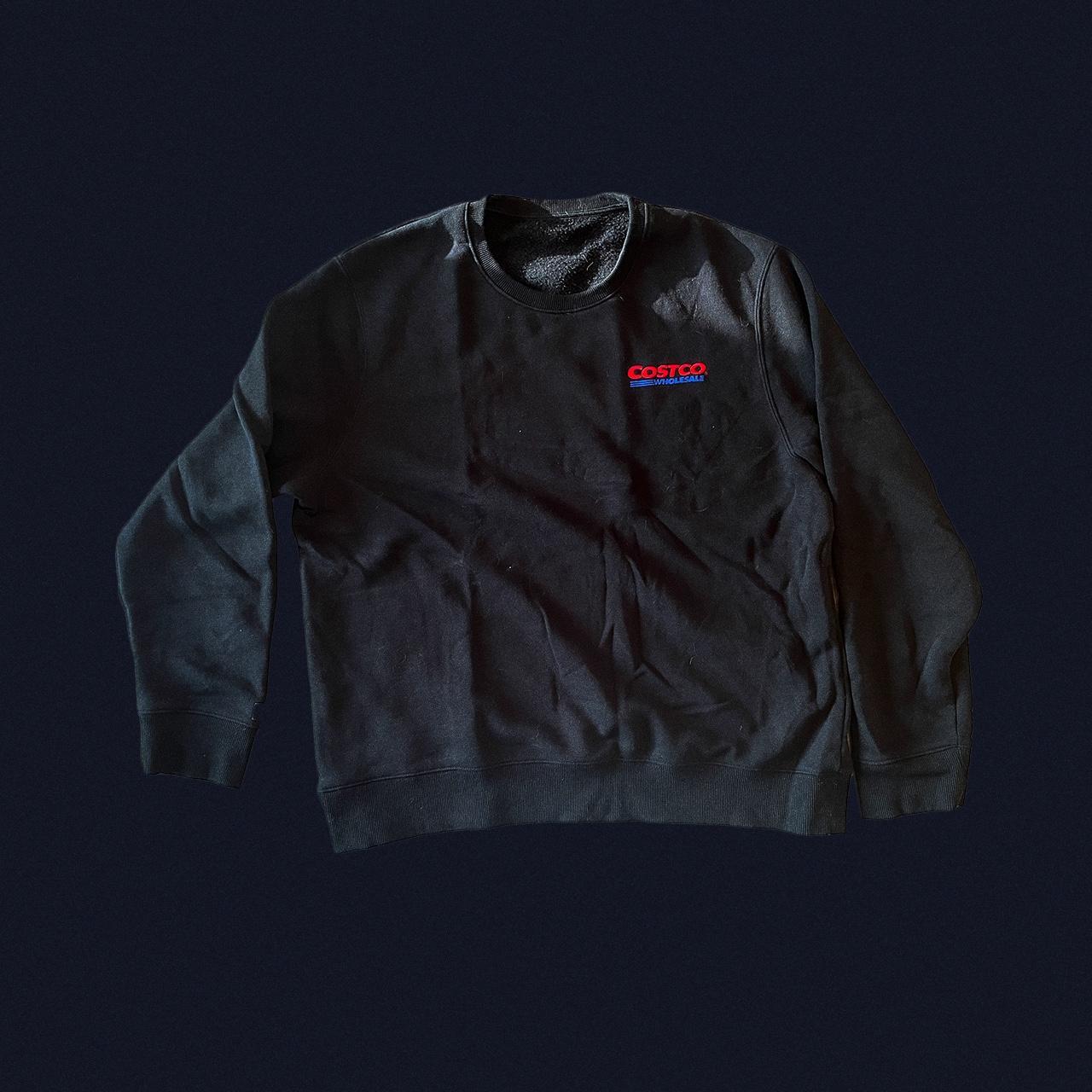 Costco Men's Black Sweatshirt Depop
