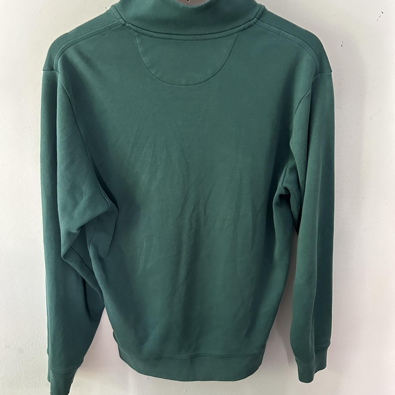 Women's green Vineyard Vines Quarter Zip Sweatshirt, - Depop