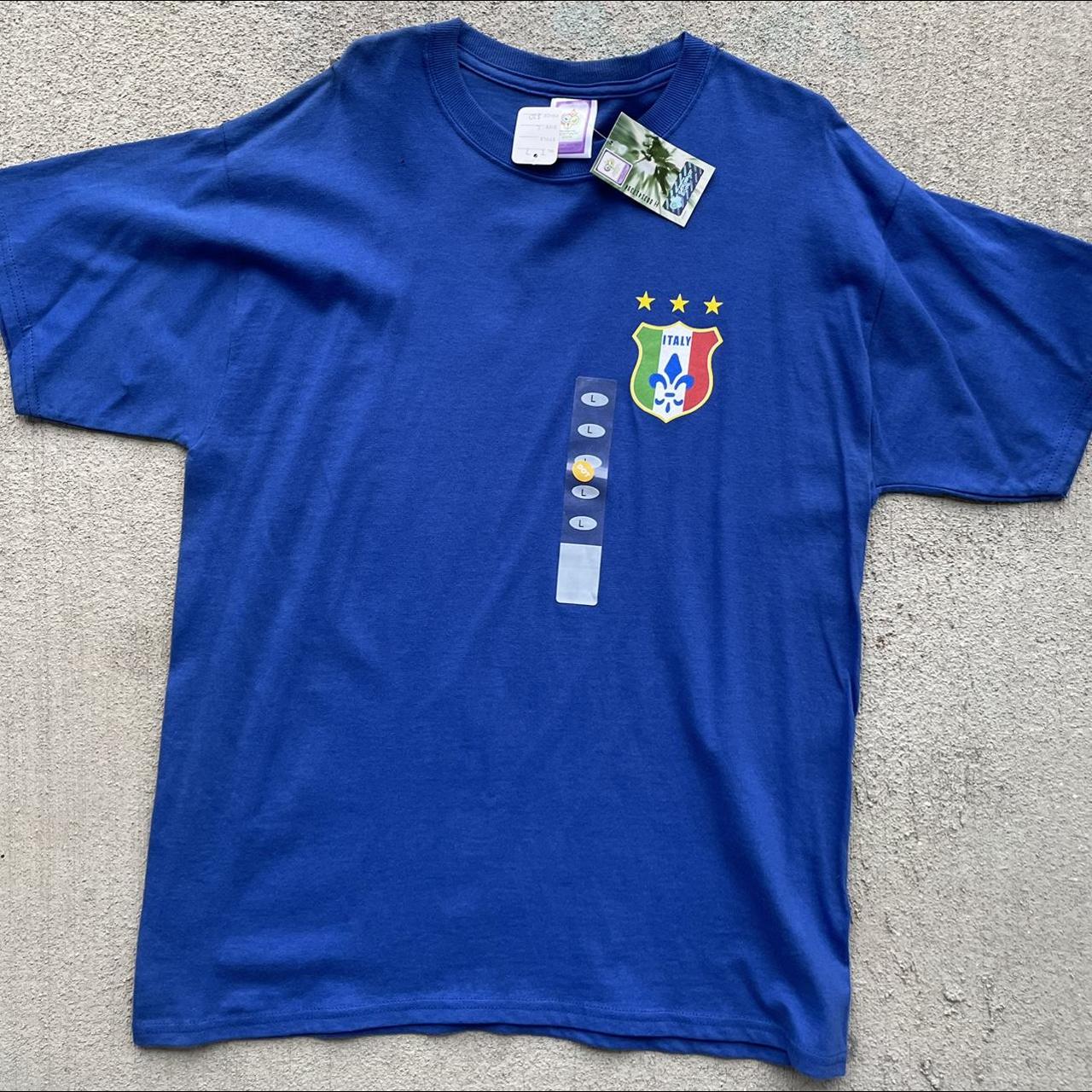 Italy 2006 Blue World Cup Jersey Retro Italy Soccer - Depop