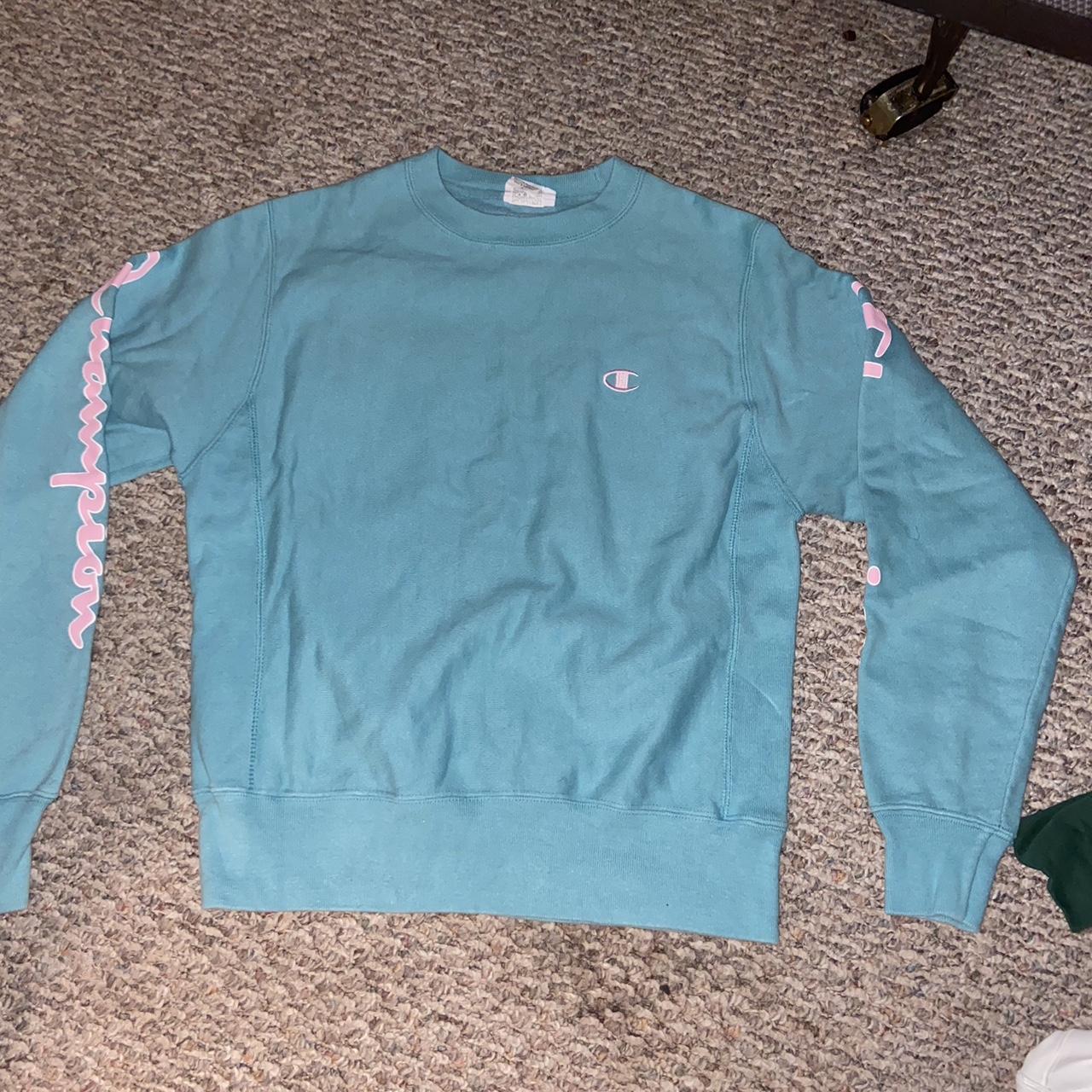 Turquoise store champion sweatshirt