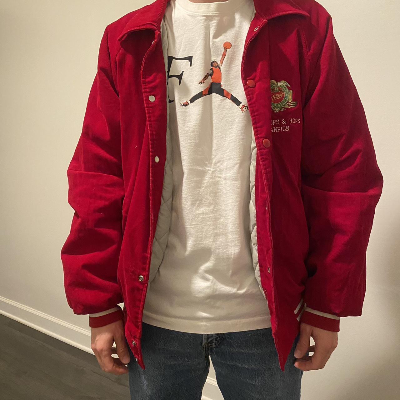 Vintage Men's Jacket - Red - L