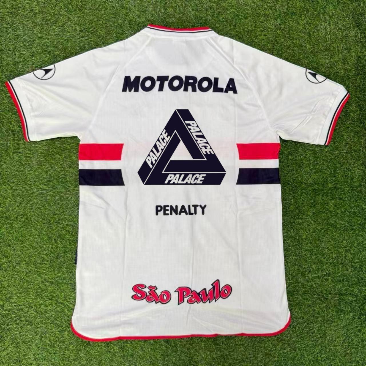 Palace persailles football top jersey Size | Depop