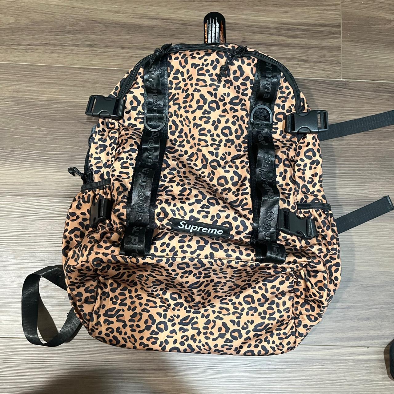 Supreme backpack 'Leopard' (fw20) #supreme | Depop