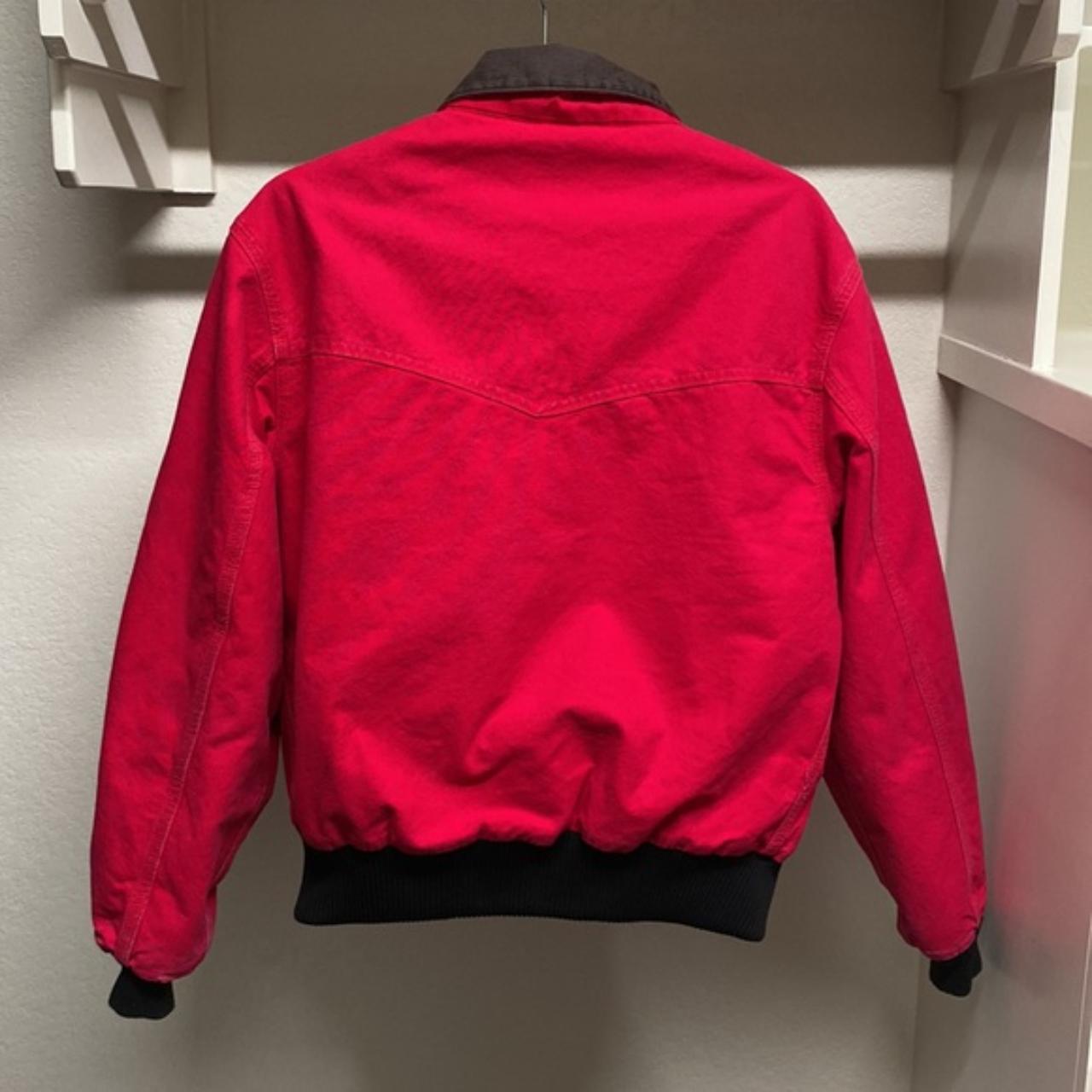 【レアカラー】Carhartt サンタフェジャケット southwest RED 1990's Deadstock Carhartt Santa Fe Jacket Quilt Lined made