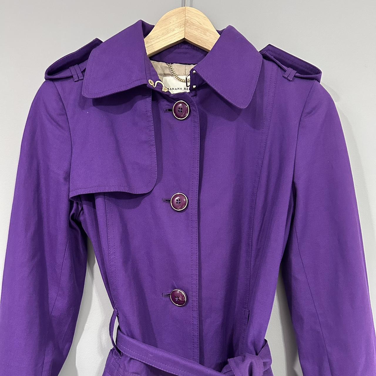 Banana Republic Women S Purple Coat Depop