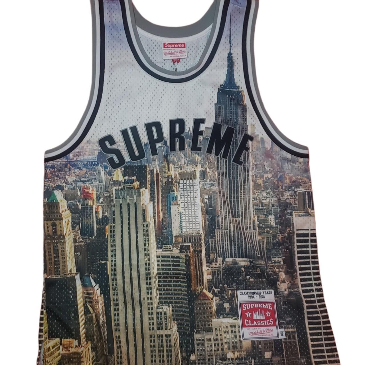 Supreme Mitchell & Ness Skyline All Over - Depop