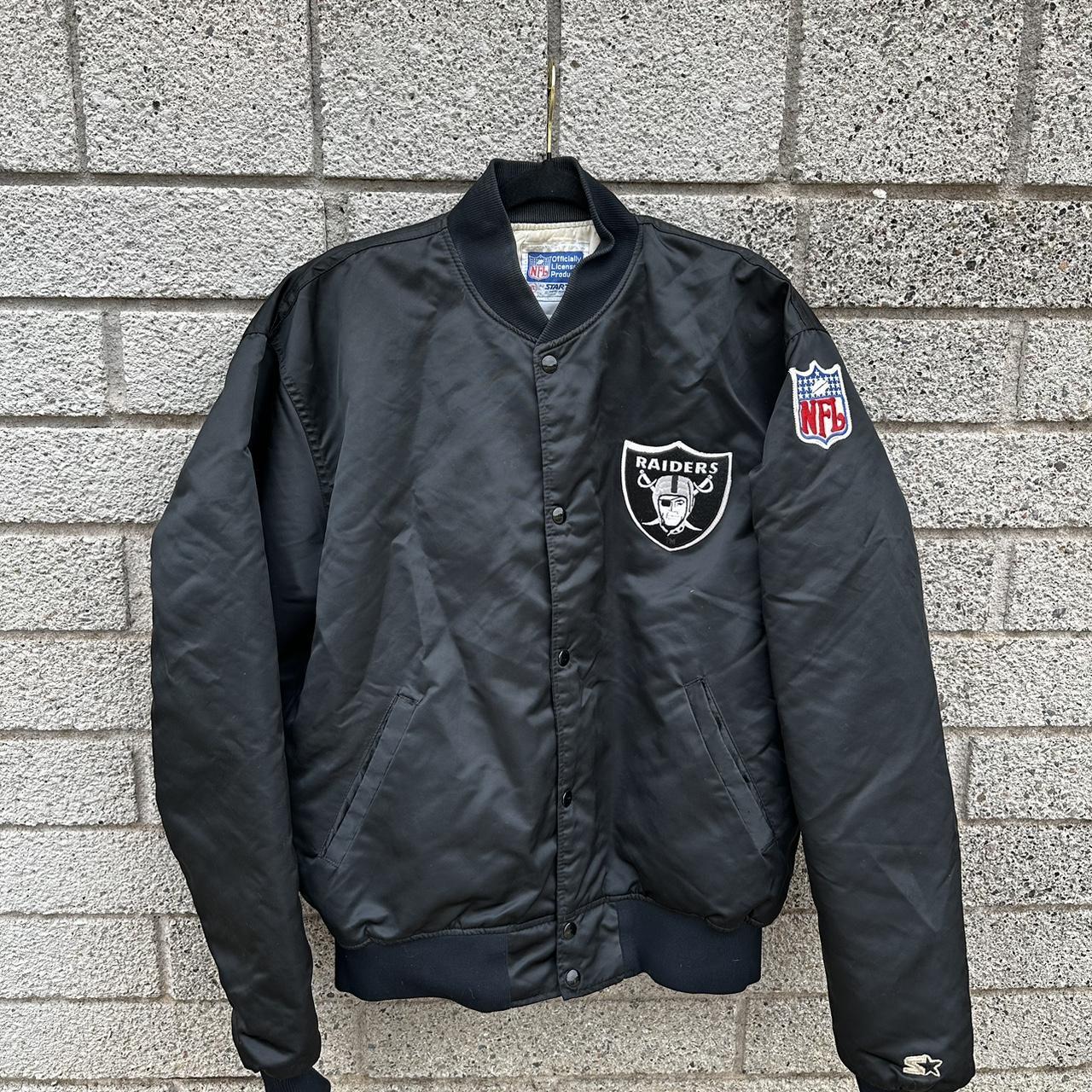 Vintage LA raiders starter jacket Size XL Perfect... - Depop