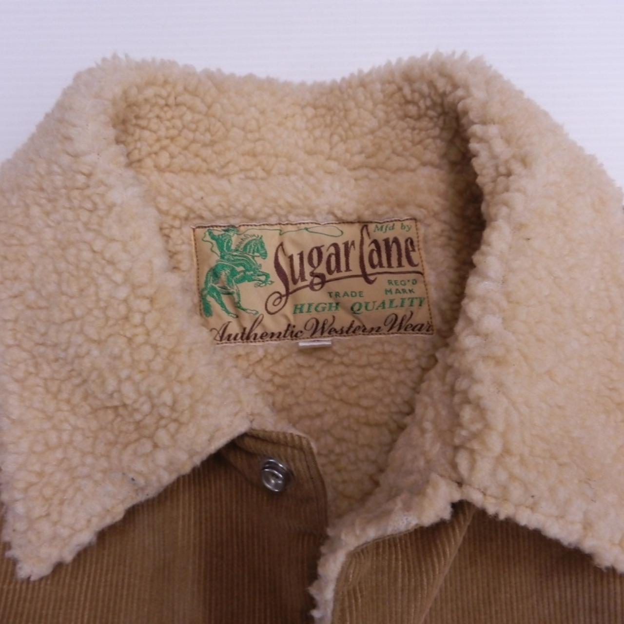 Sugar Cane Corduroy Fleece Ranch Jacket Mens Size 40... Depop