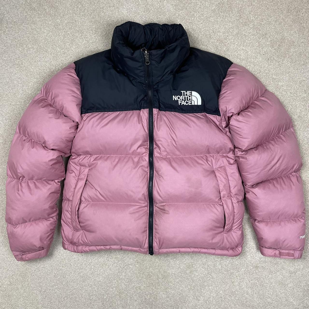 North Face Nuptse 1996 Puffer Jacket 700 Light Pink... - Depop