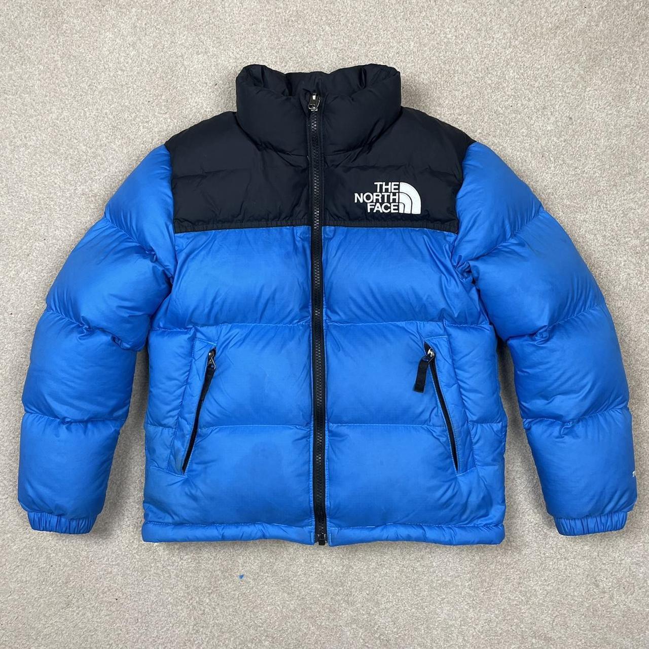 North Face Nuptse 1996 Puffer Jacket 700 Blue -... - Depop