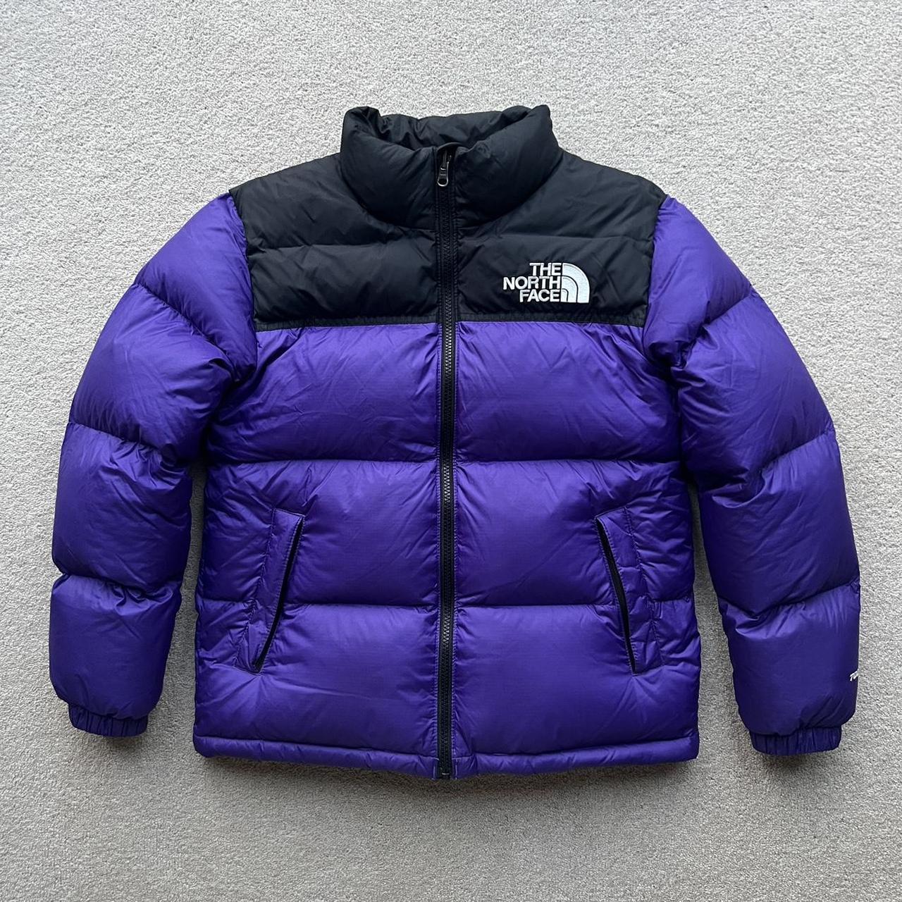 North Face Nuptse 1996 Puffer Jacket 700 Purple -... - Depop