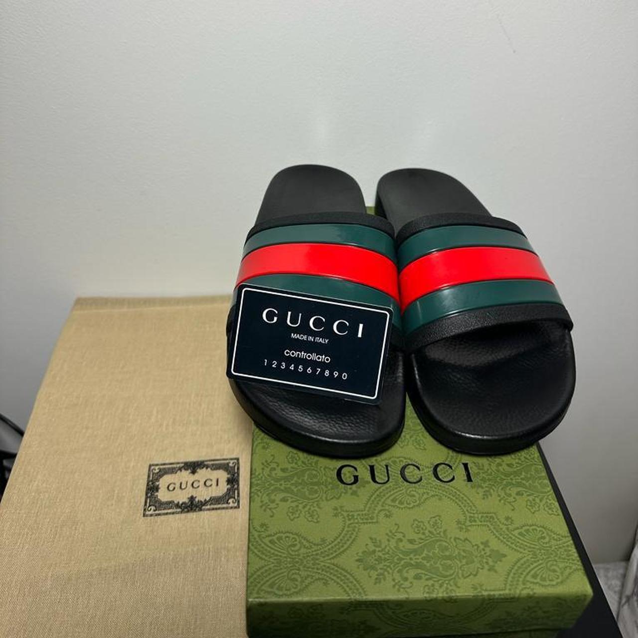 Hi there, I am selling my brand new Gucci Sliders... - Depop