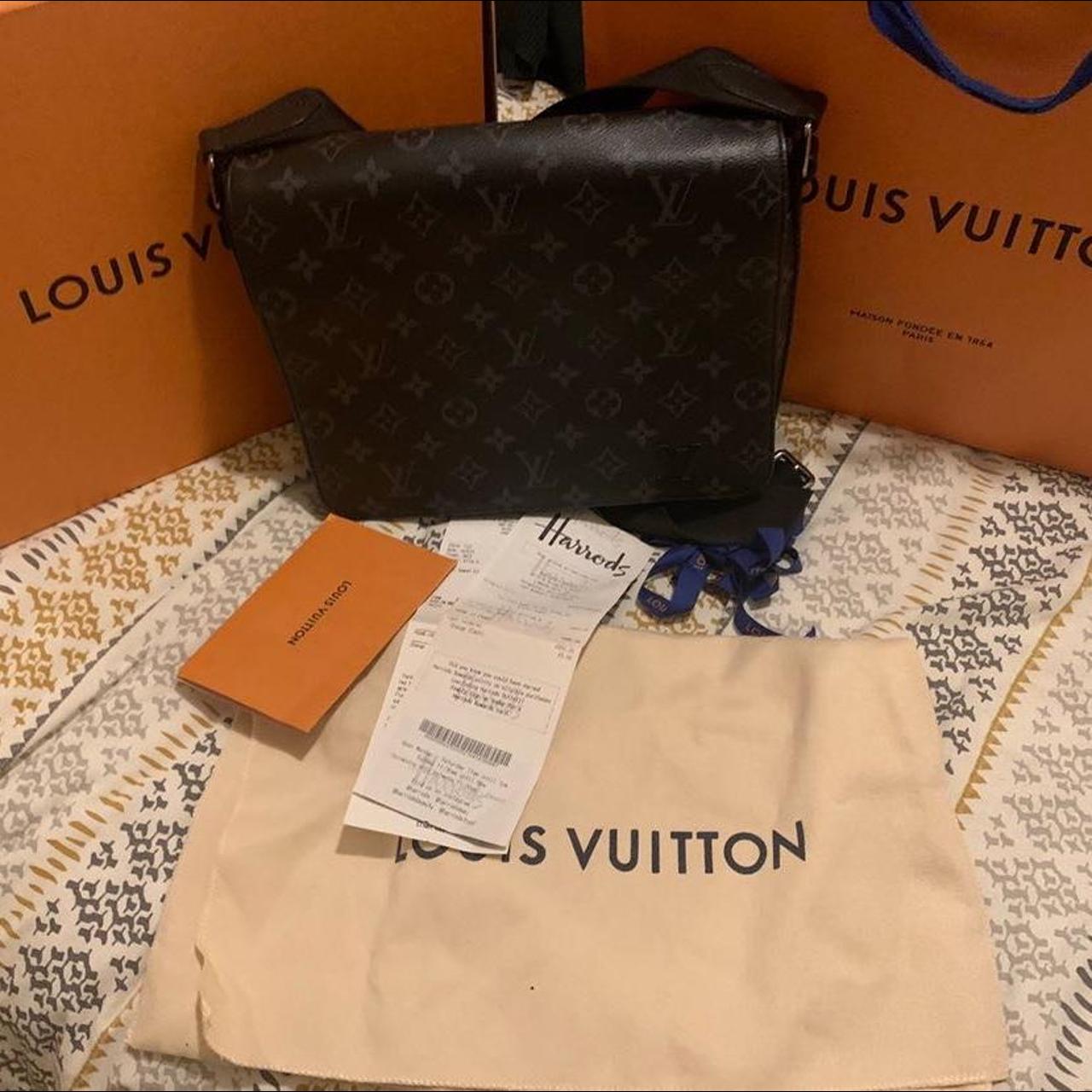 Louis Vuitton messenger bag With receipts and box... Depop