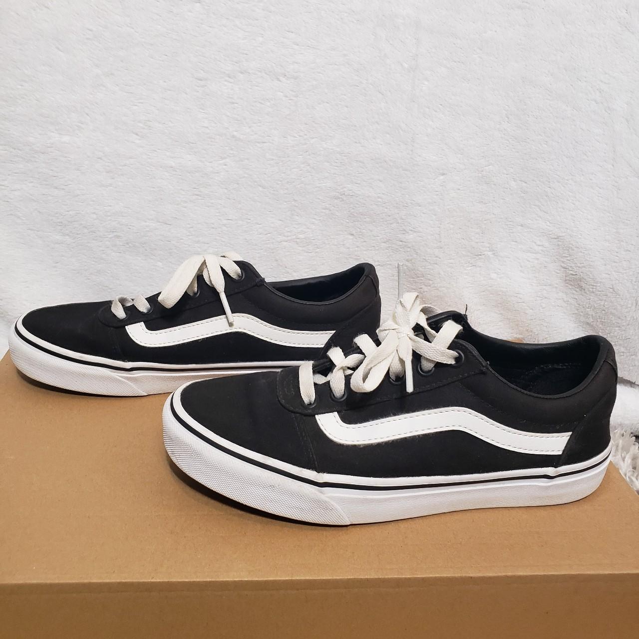 Off white outlet vans black canvas