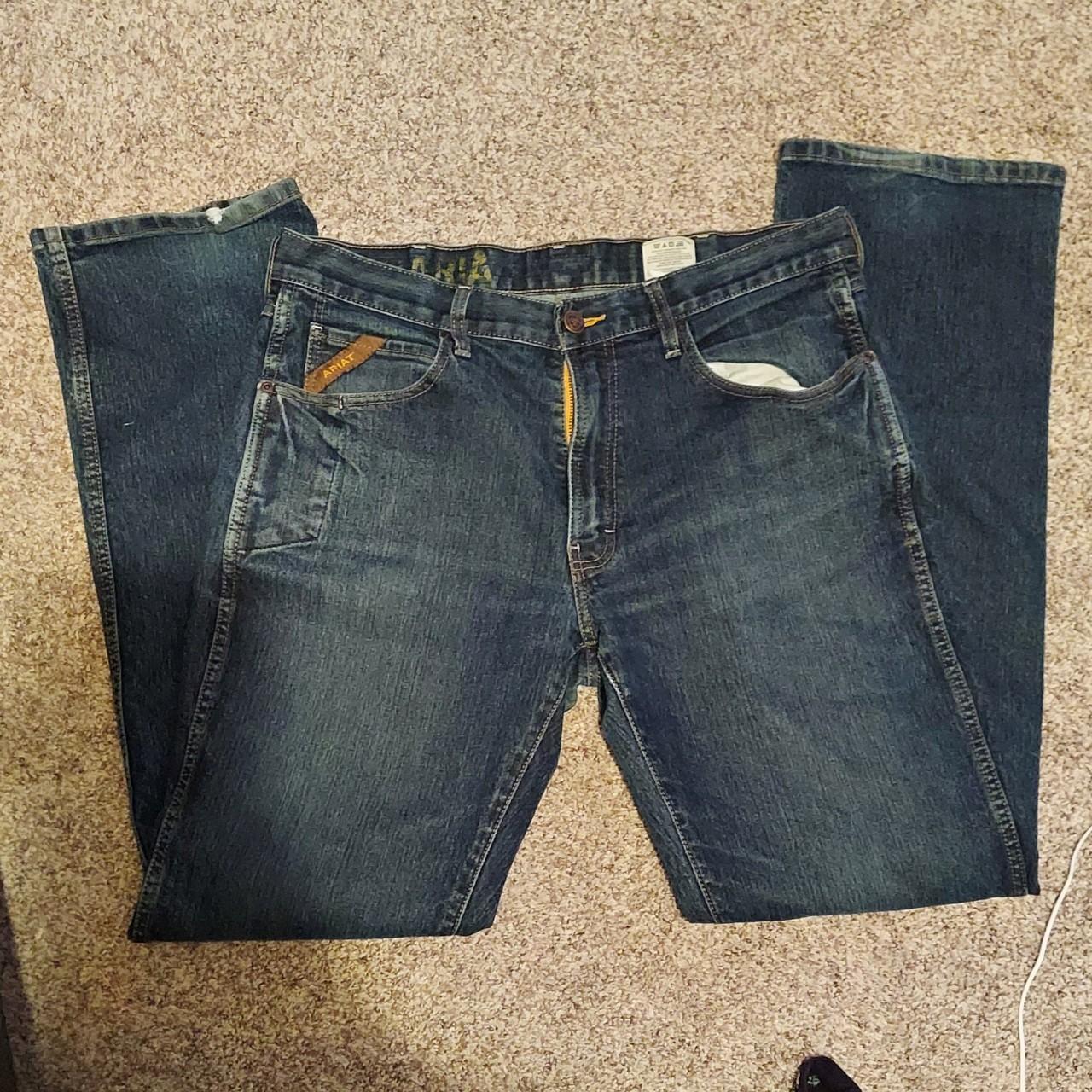 Men's Ariat Jeans Size - 36x36 and fit true slim... - Depop