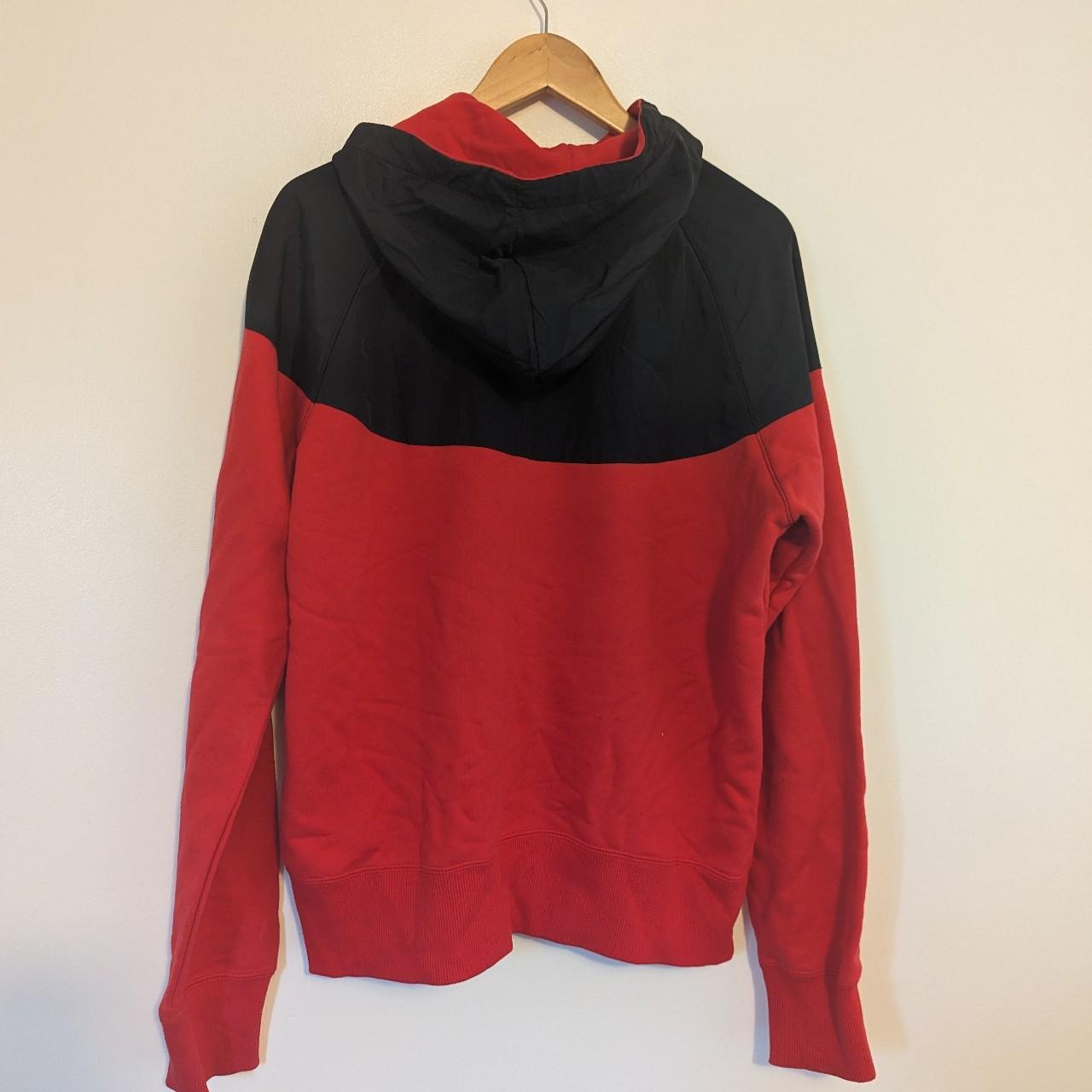 Mens black outlet and red sweatshirt