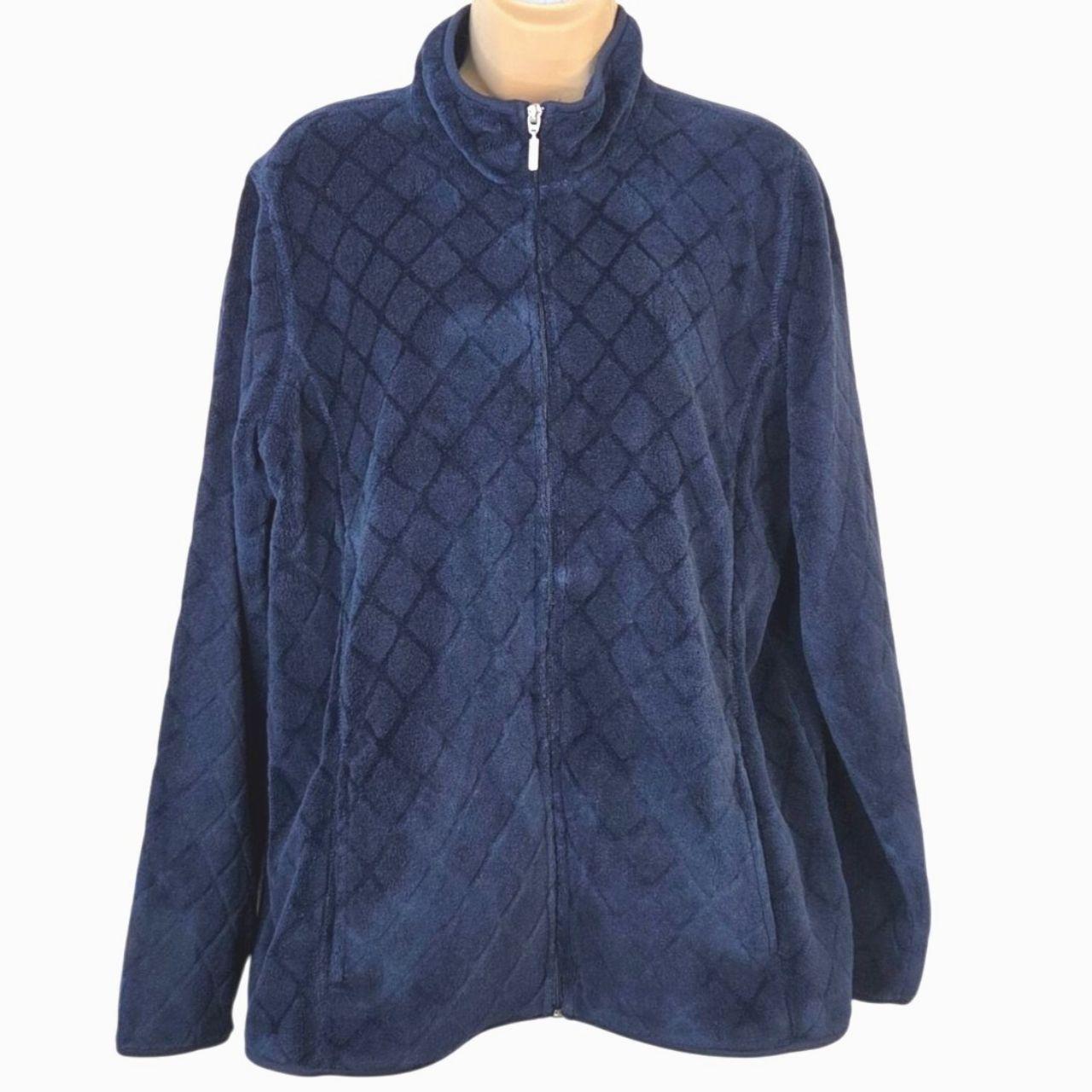 Basic Editions Women's Lightweight Jacket - Navy … - image 1