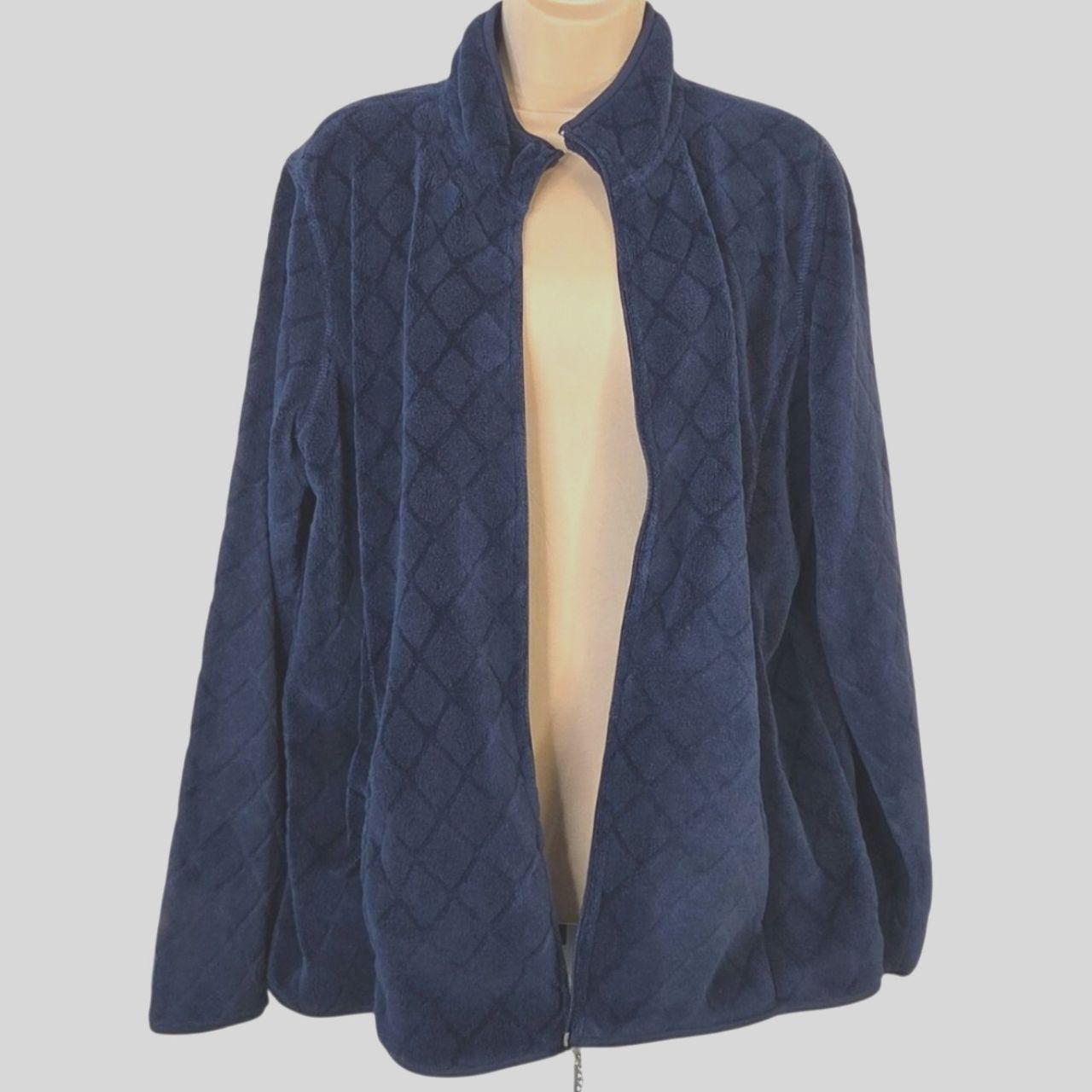 Basic Editions Women's Lightweight Jacket - Navy … - image 3