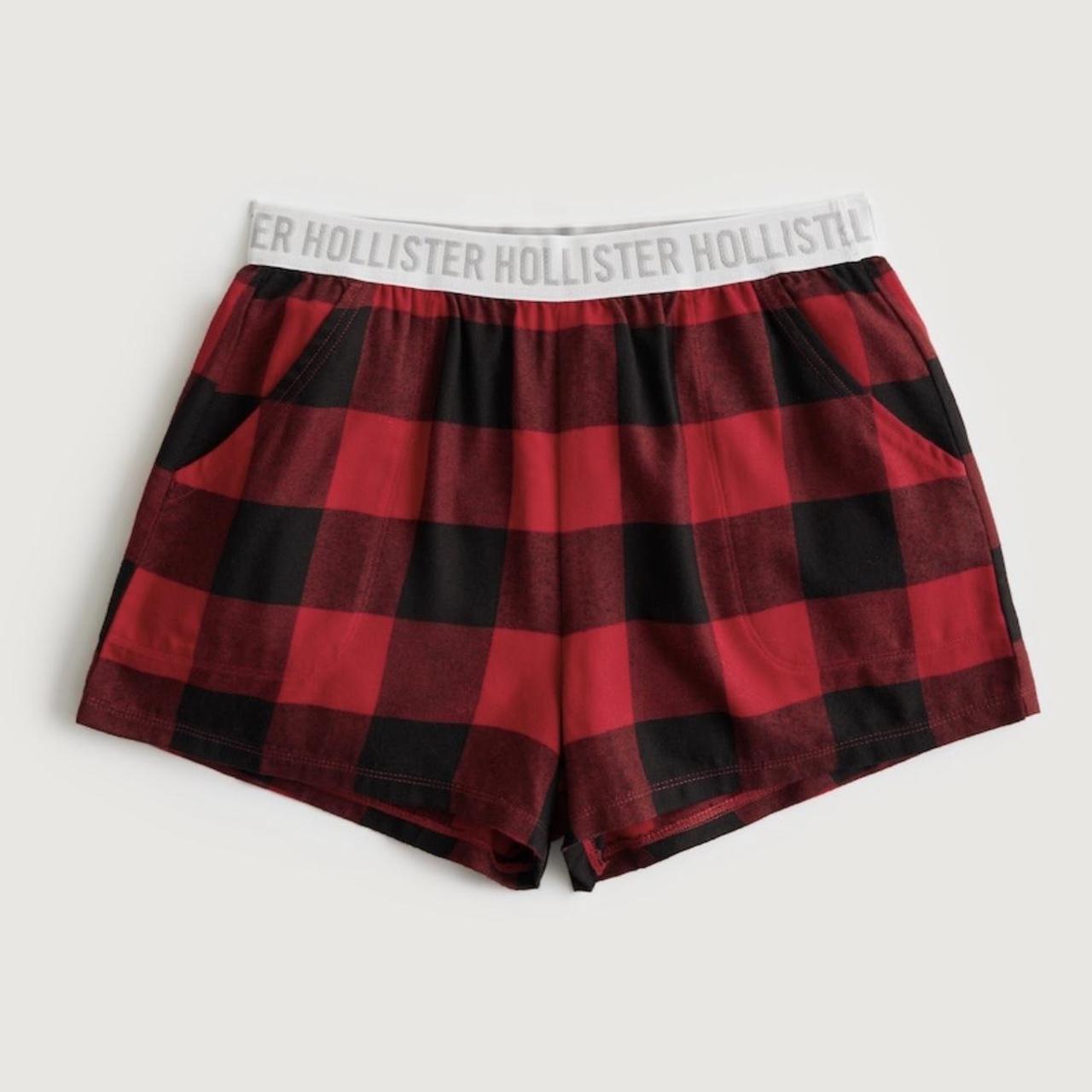 red shorts hollister
