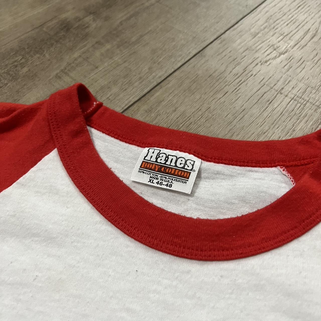 men-s-red-and-white-shirt-depop