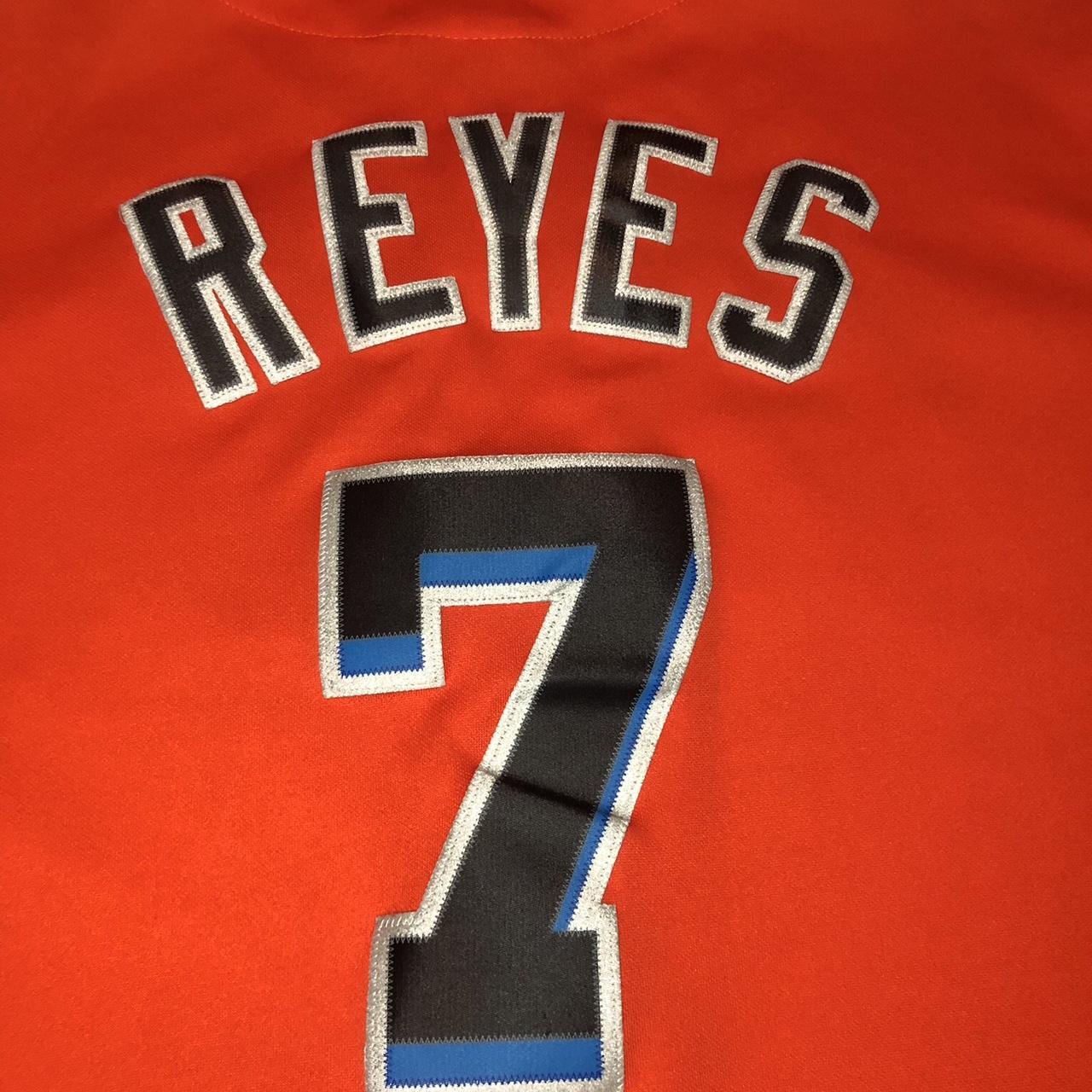 Vintage Majestic MLB Miami Marlins Jose Reyes #7 - Depop