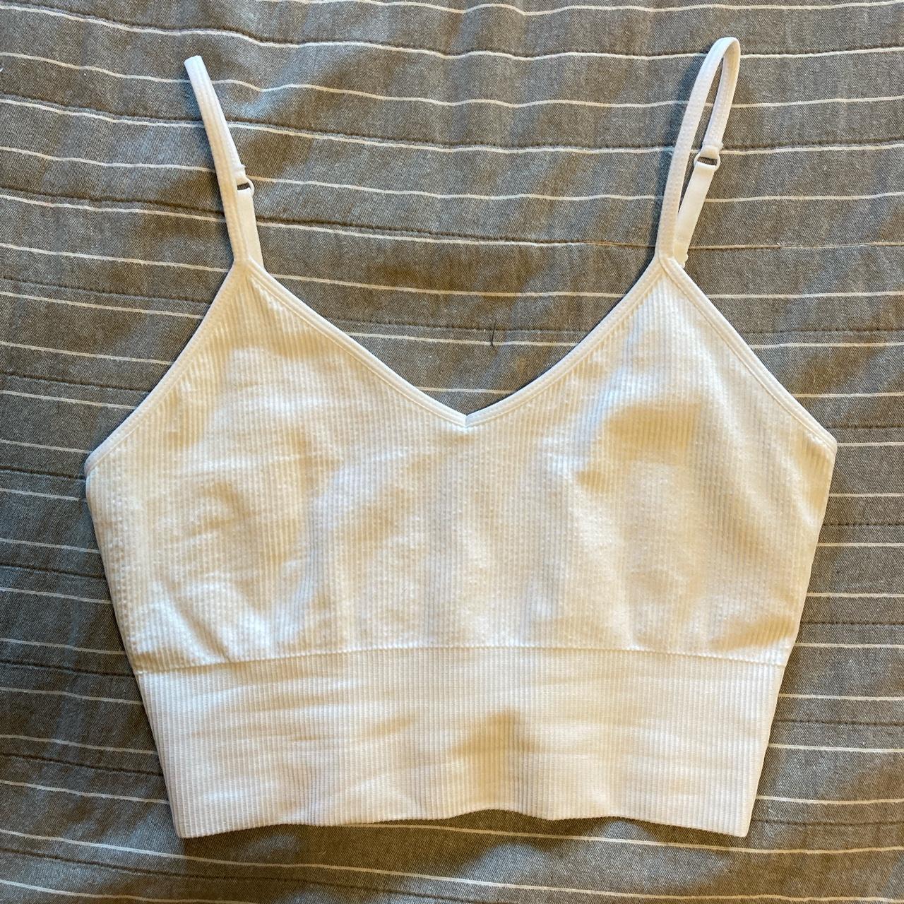 White Tank-Top Bra