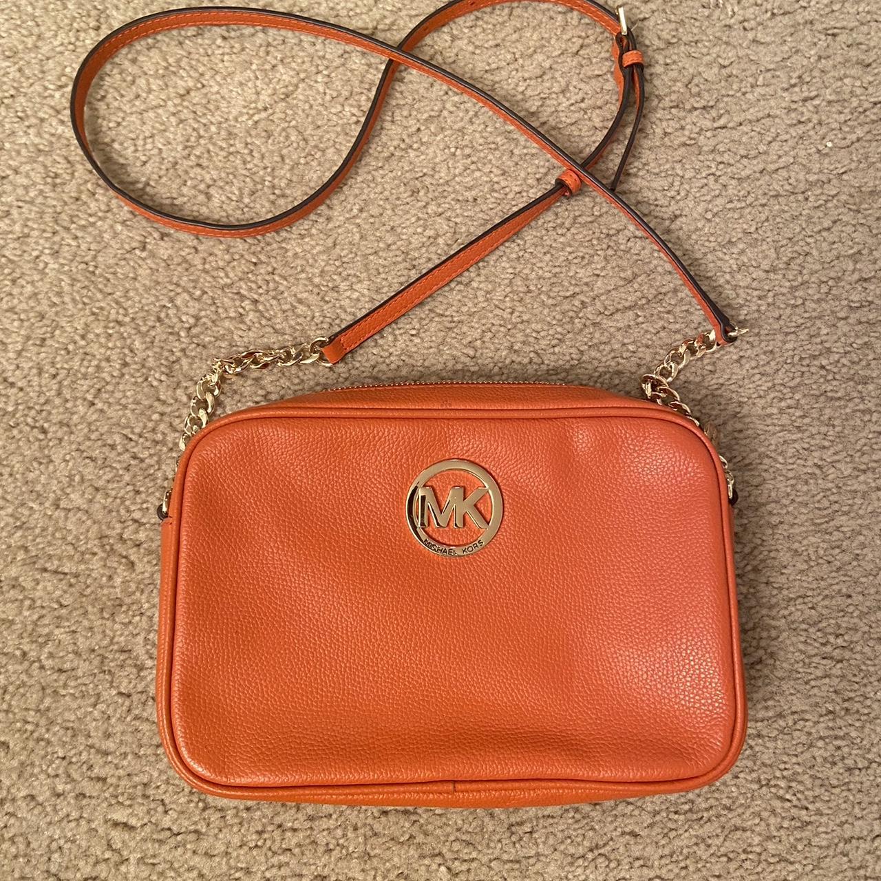 Michael Kors Women's Orange Bag | Depop