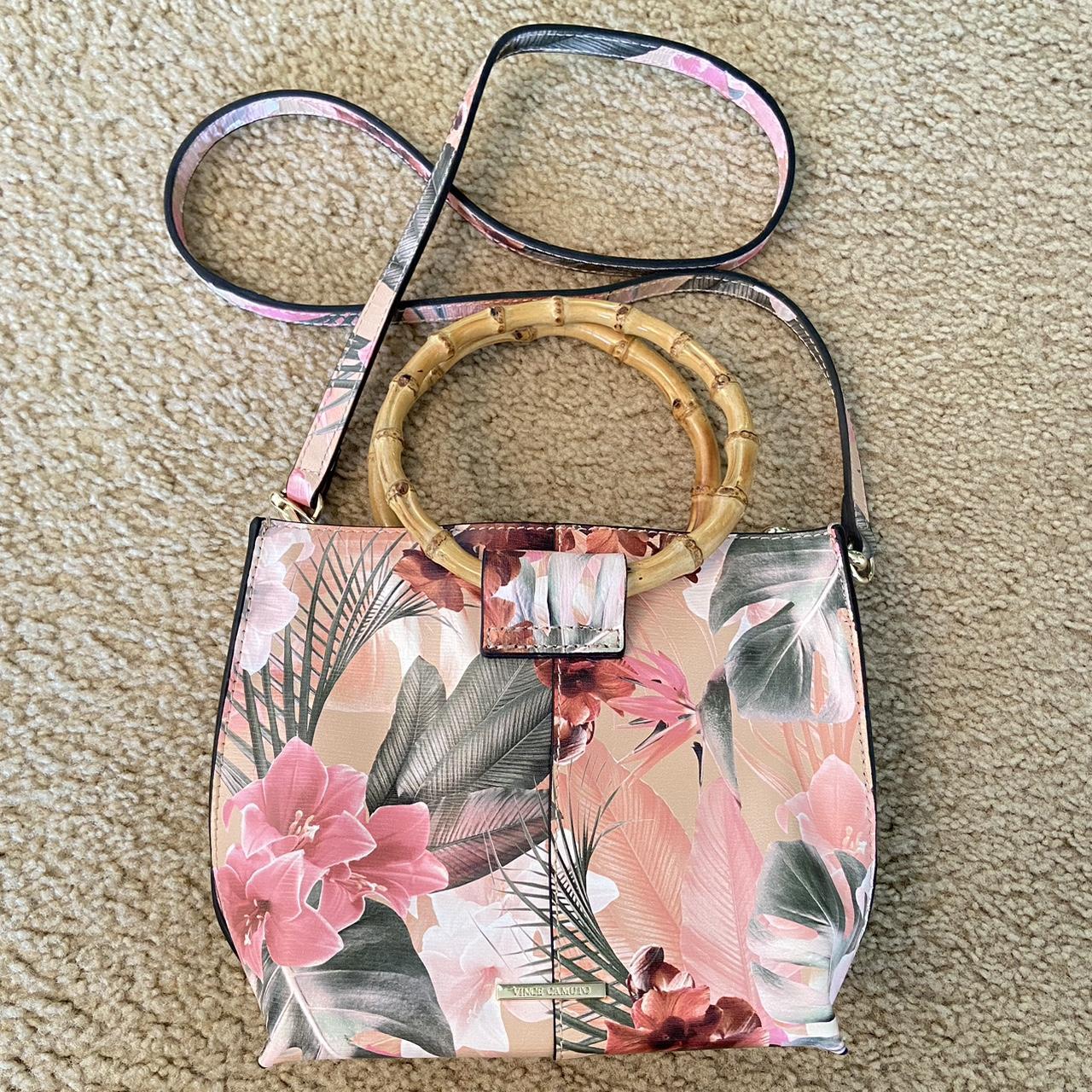 Vince Camuto mini tote bag This floral handbag is Depop