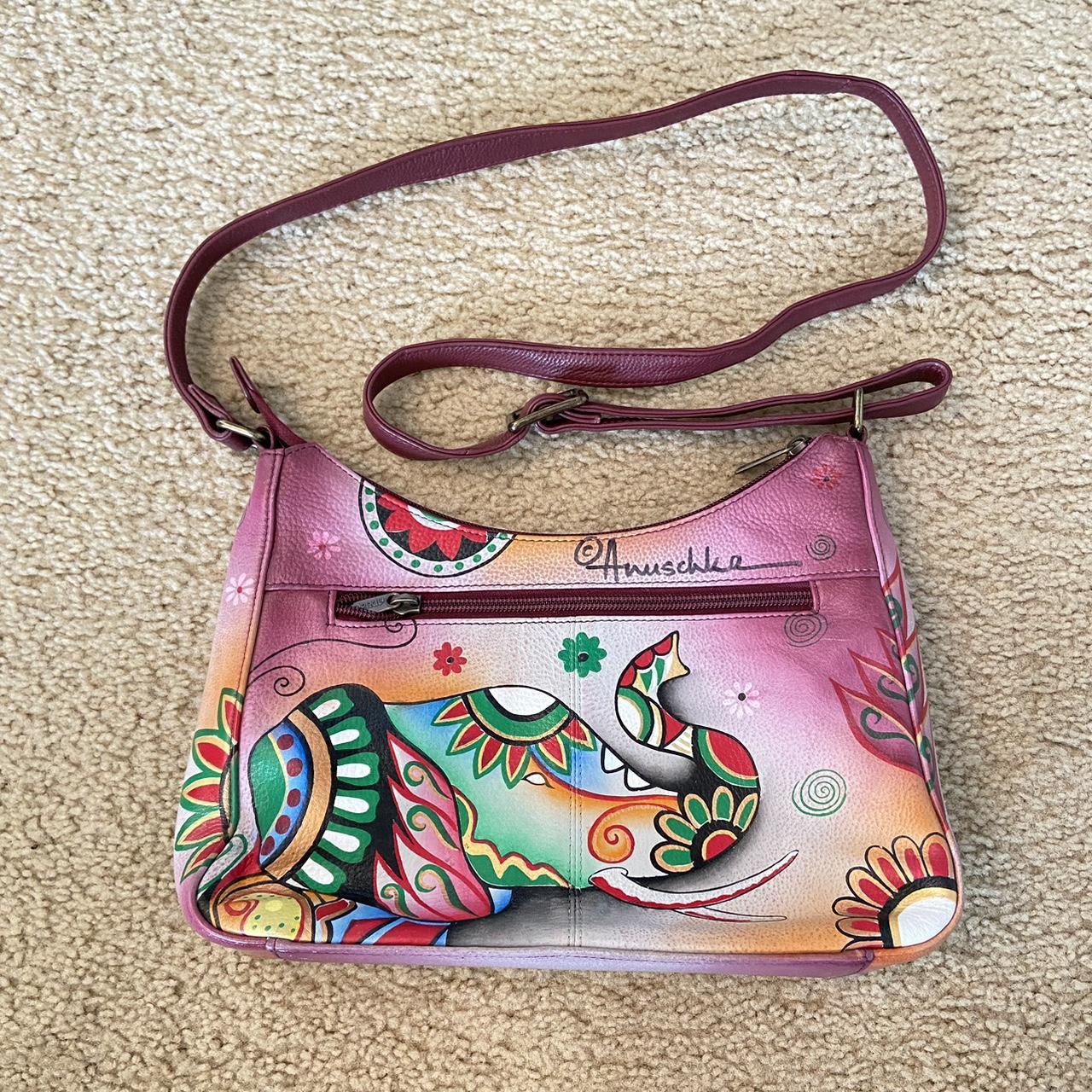 Anuschka elephant online purse