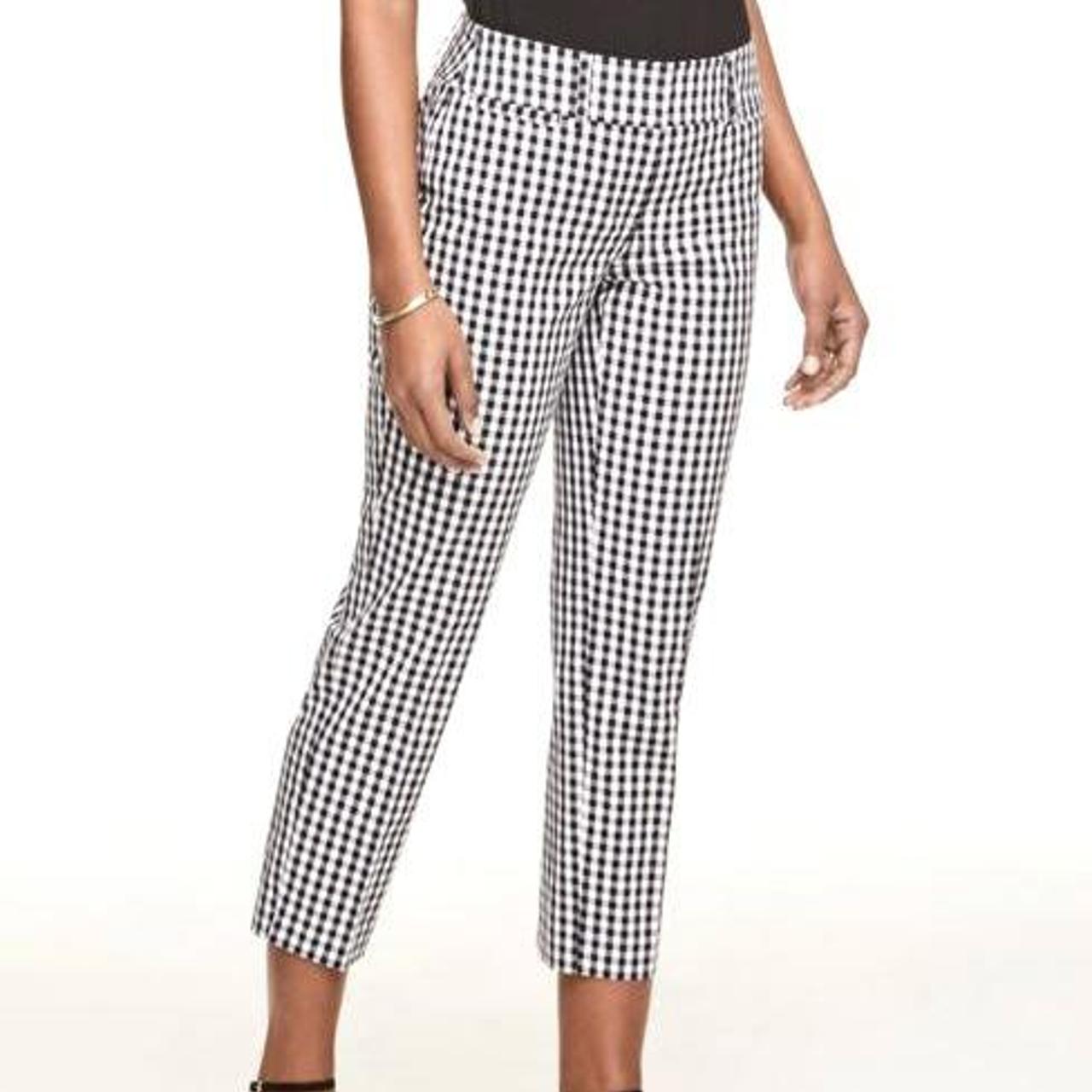 Ann taylor hot sale gingham pants