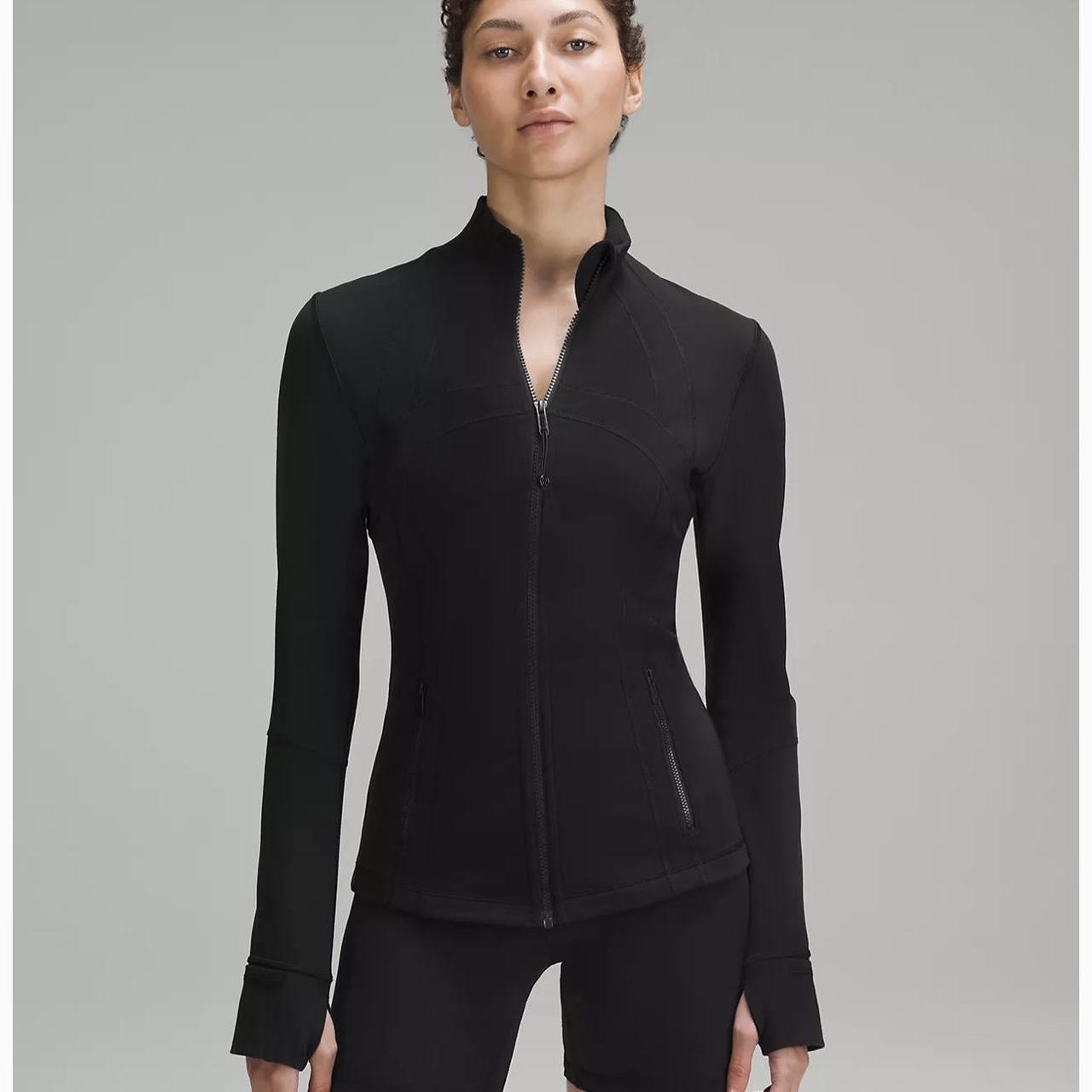 Black lululemon define Jacket Women's size 8 Worn - Depop