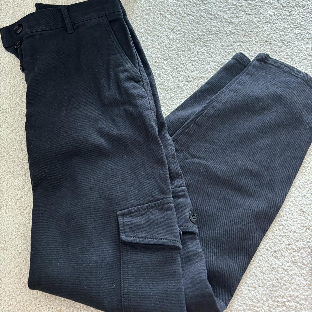 Black Aritzia cargo pants Size 4 Depop
