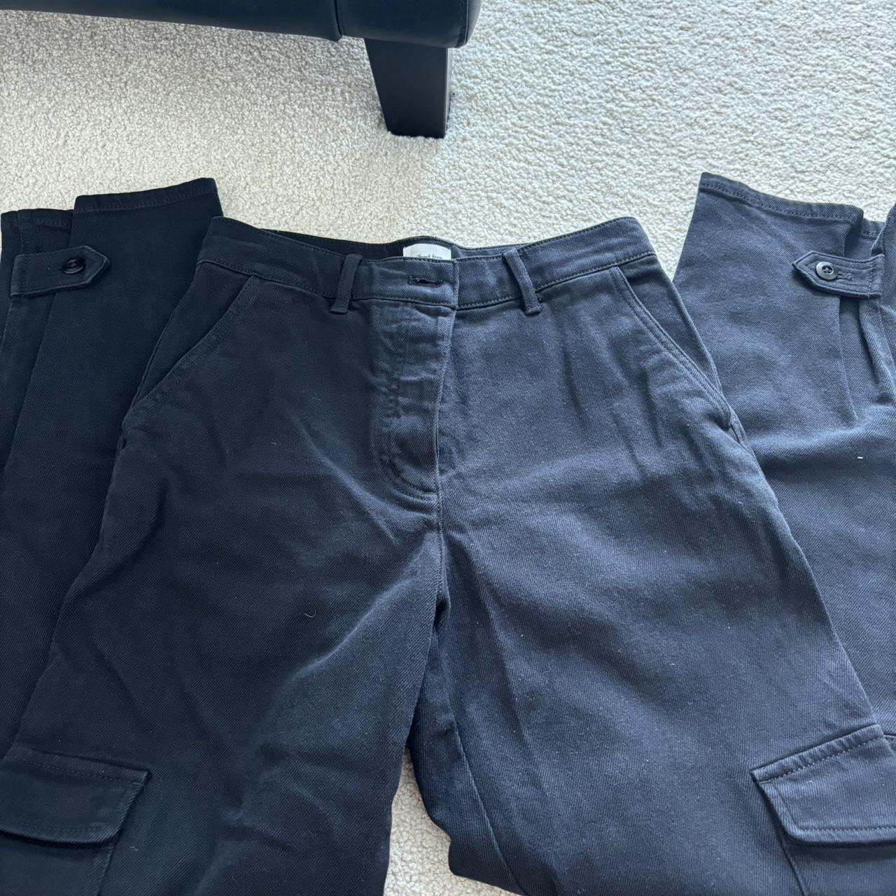 Black Aritzia cargo pants Size 4 Depop