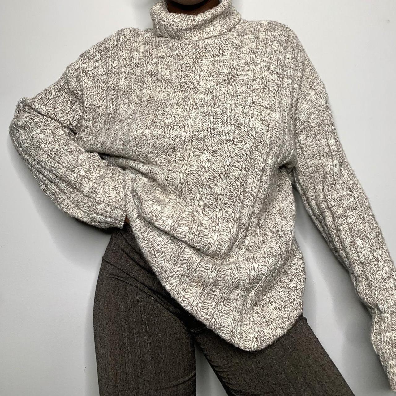 Turtleneck Grandpa Sweater Slightly Scratchy Due To Depop