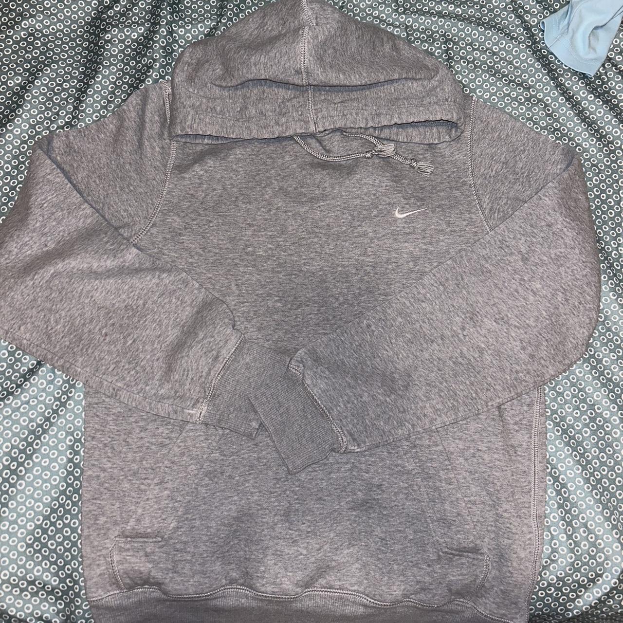 nike grey women's sweatshirt