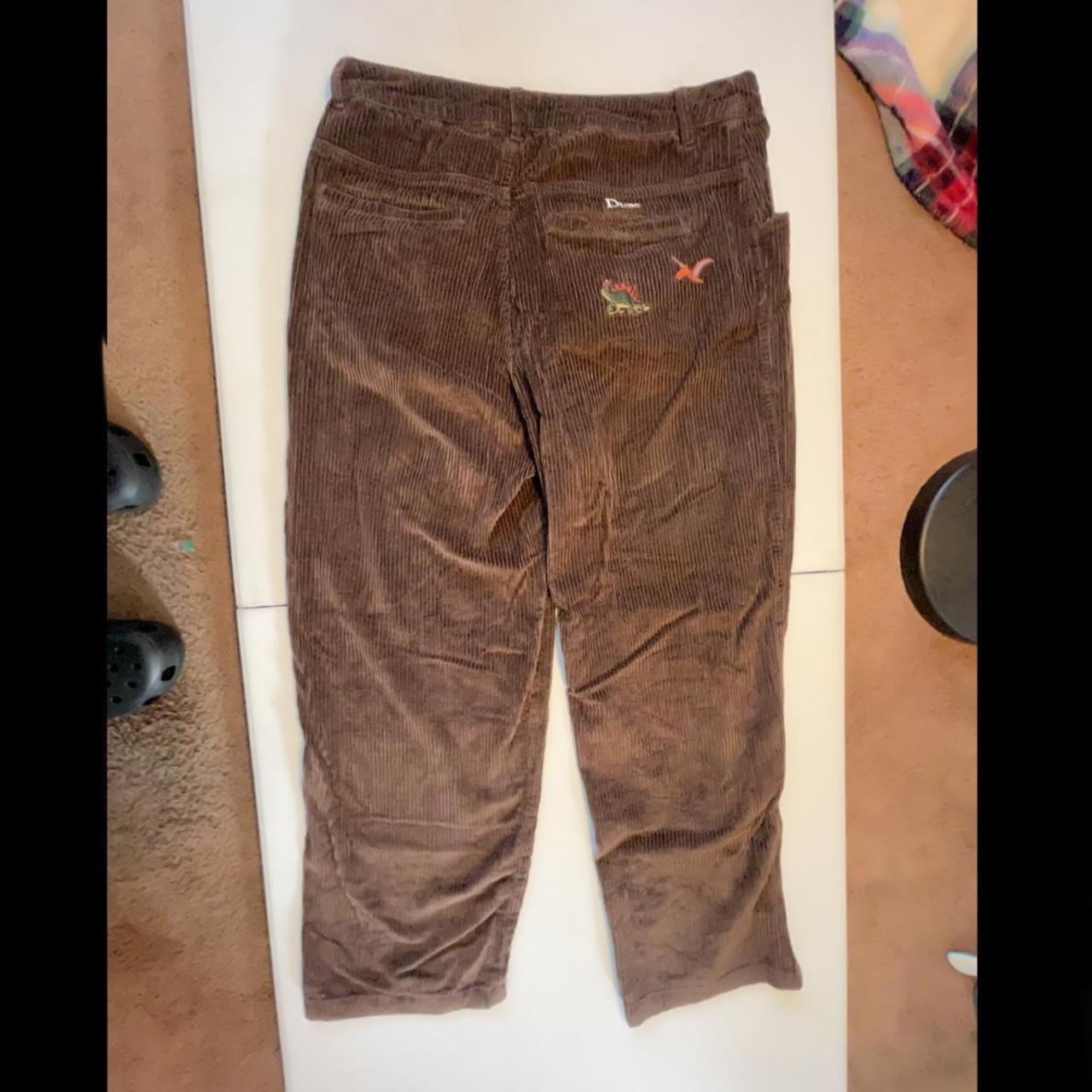 Dime Pants Dime Dino Baggy Corduroy Pants OPEN TO Depop