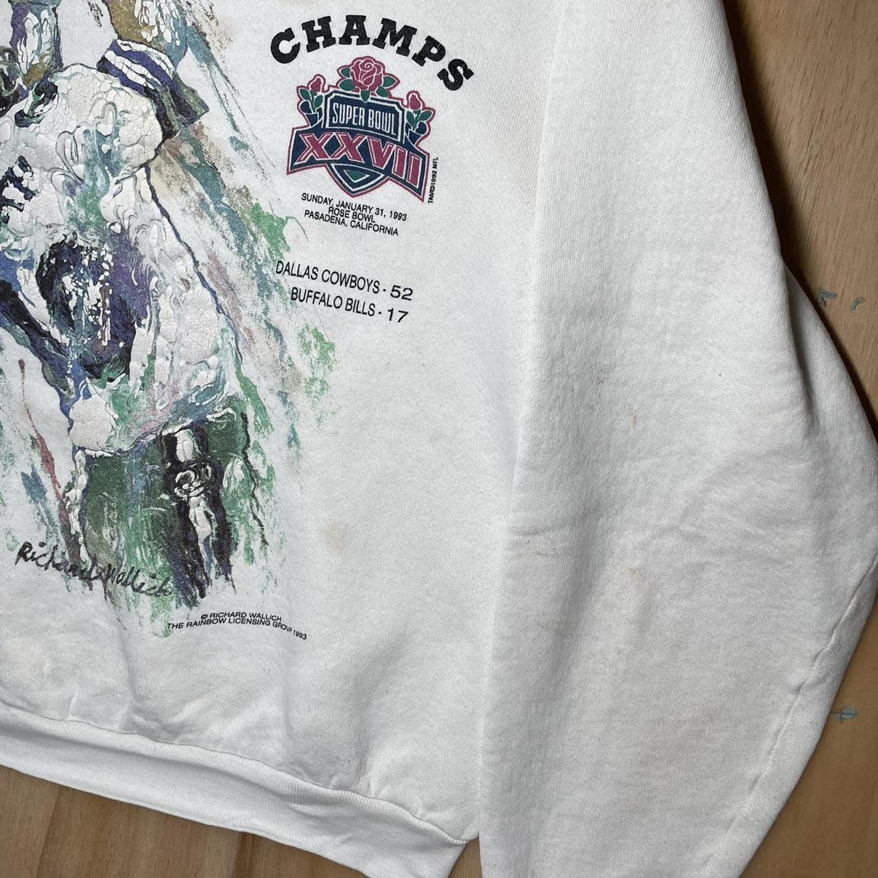 1993 Super Bowl xxvii sweatshirt Dallas cowboys - Depop